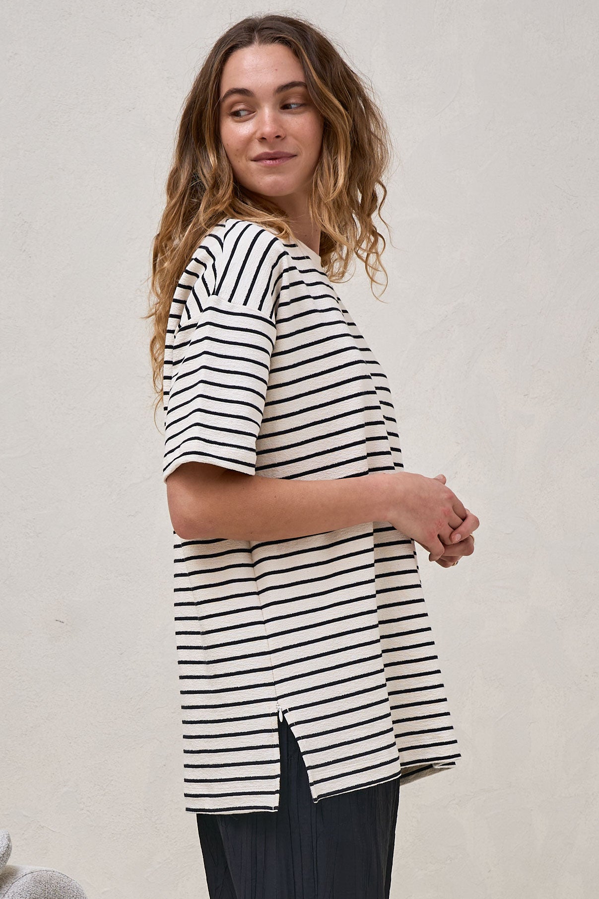 Whats Next Nursing Tee - Stripe