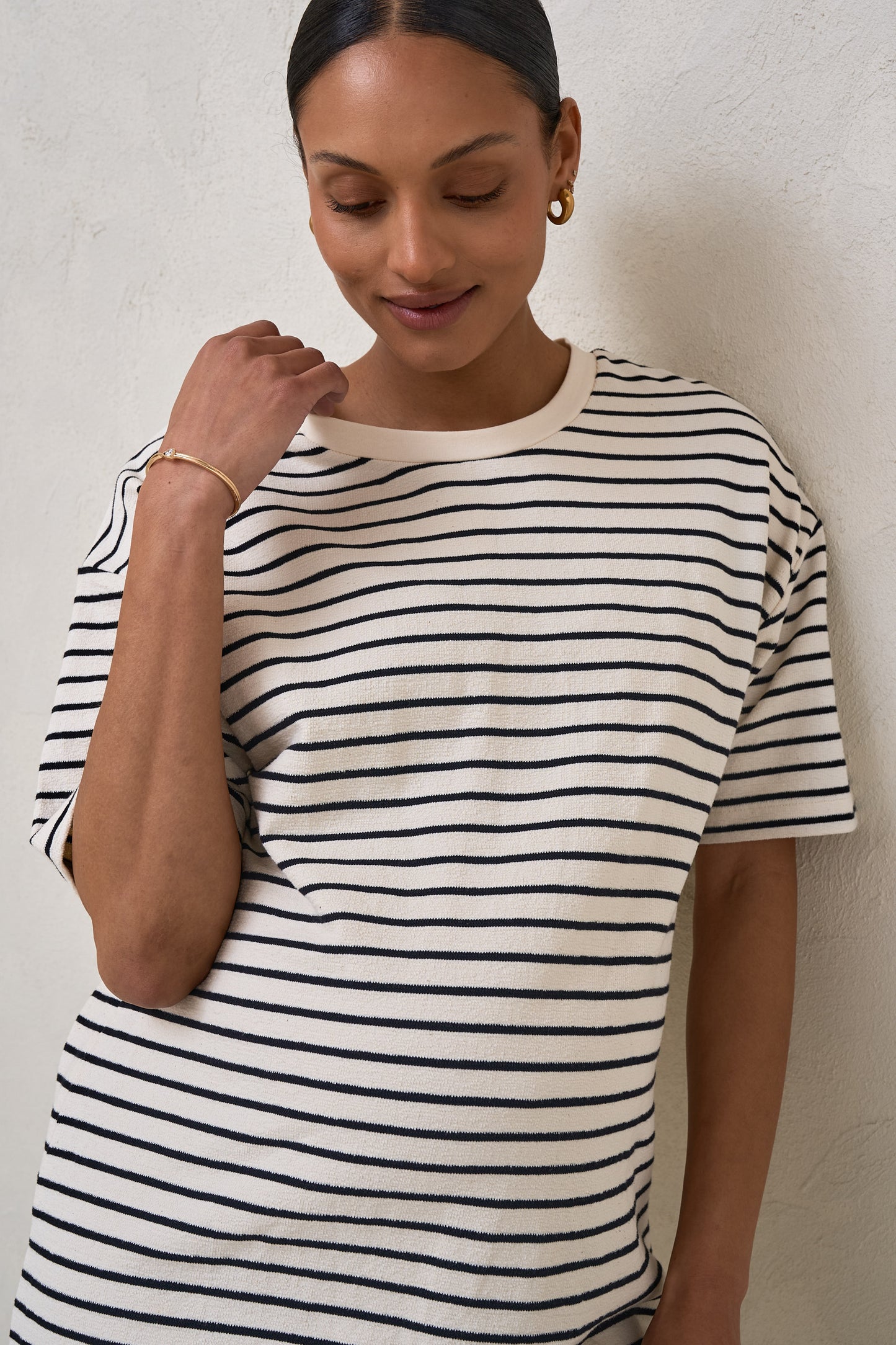 Whats Next Nursing Dress - Stripe