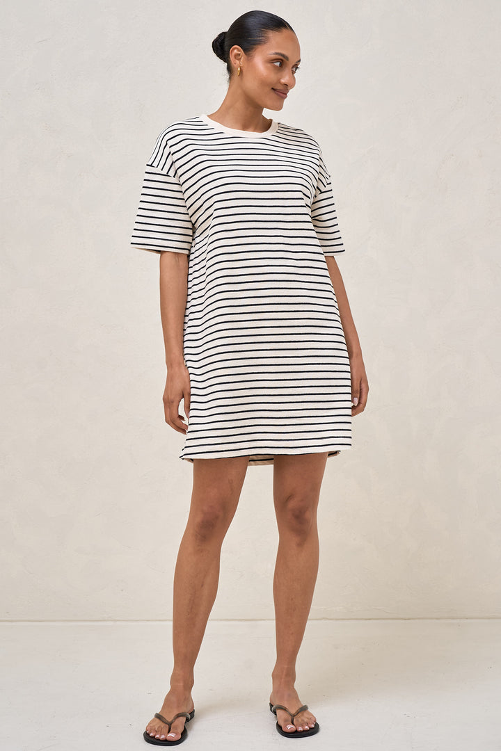 maternity t shirt dress Stripe Maternity Tee Dress – BAE The Label Australia