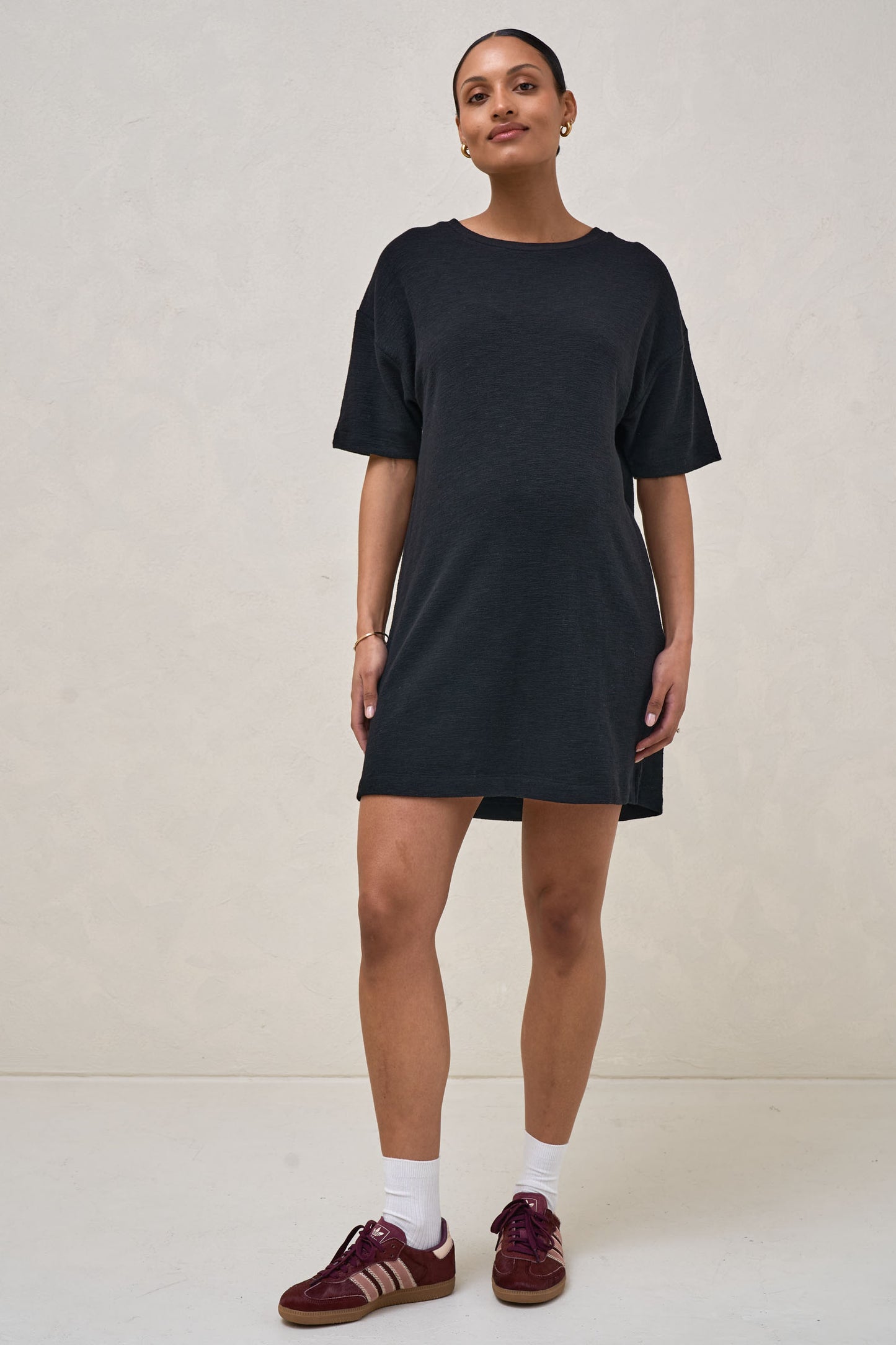 black maternity and nursing tee dress – BAE The Label Australia
