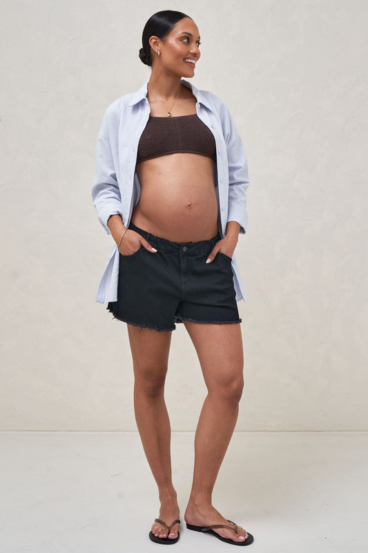 maternity-denim-short-black-1
