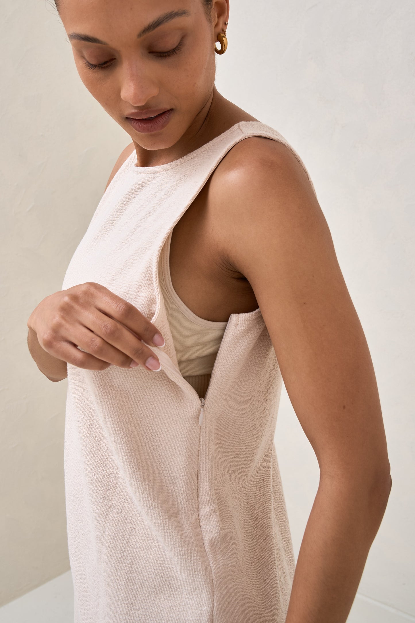 Kindred Mini Dress - Almond