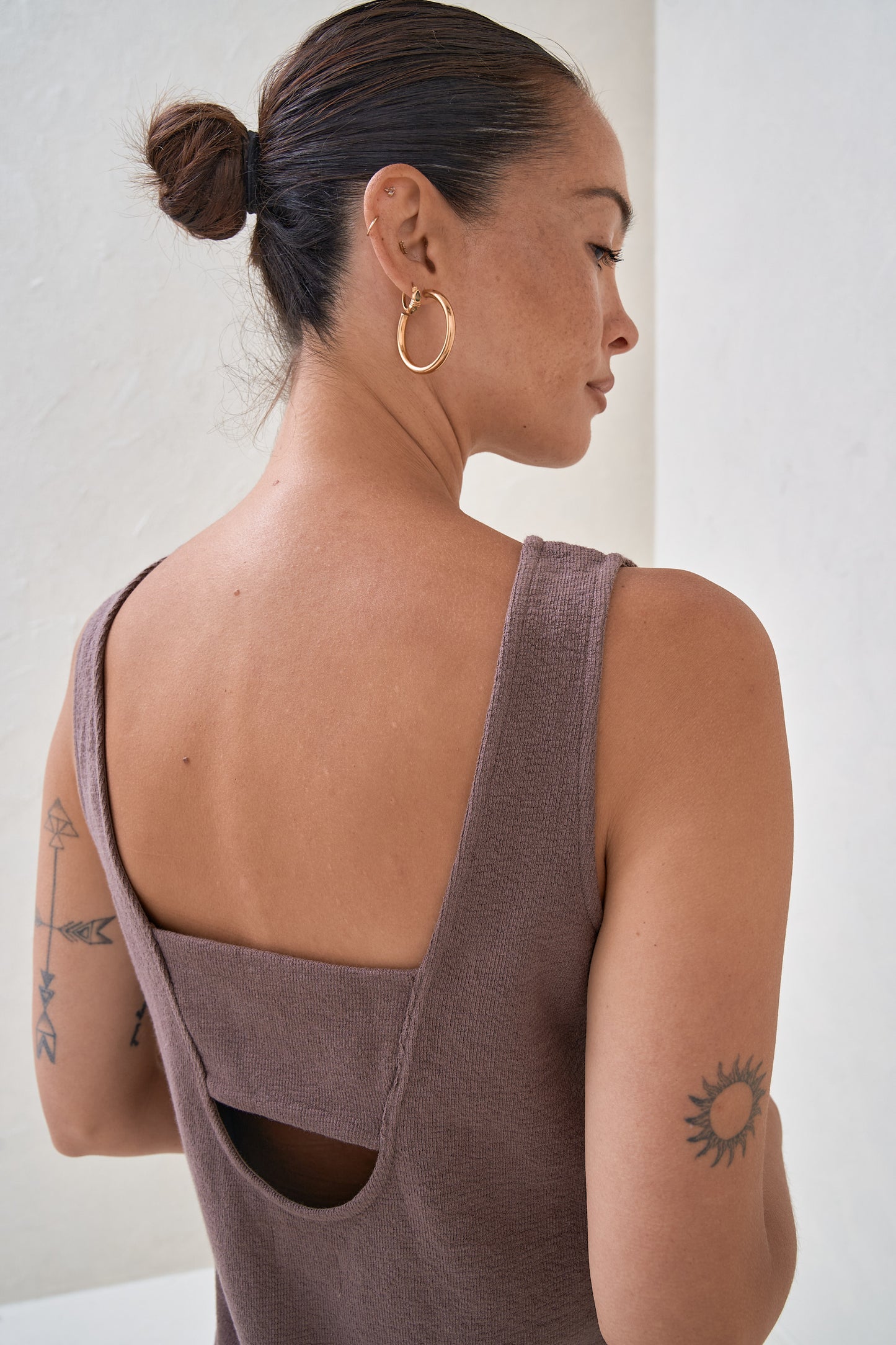 Kindred Mini Dress - Ash Brown