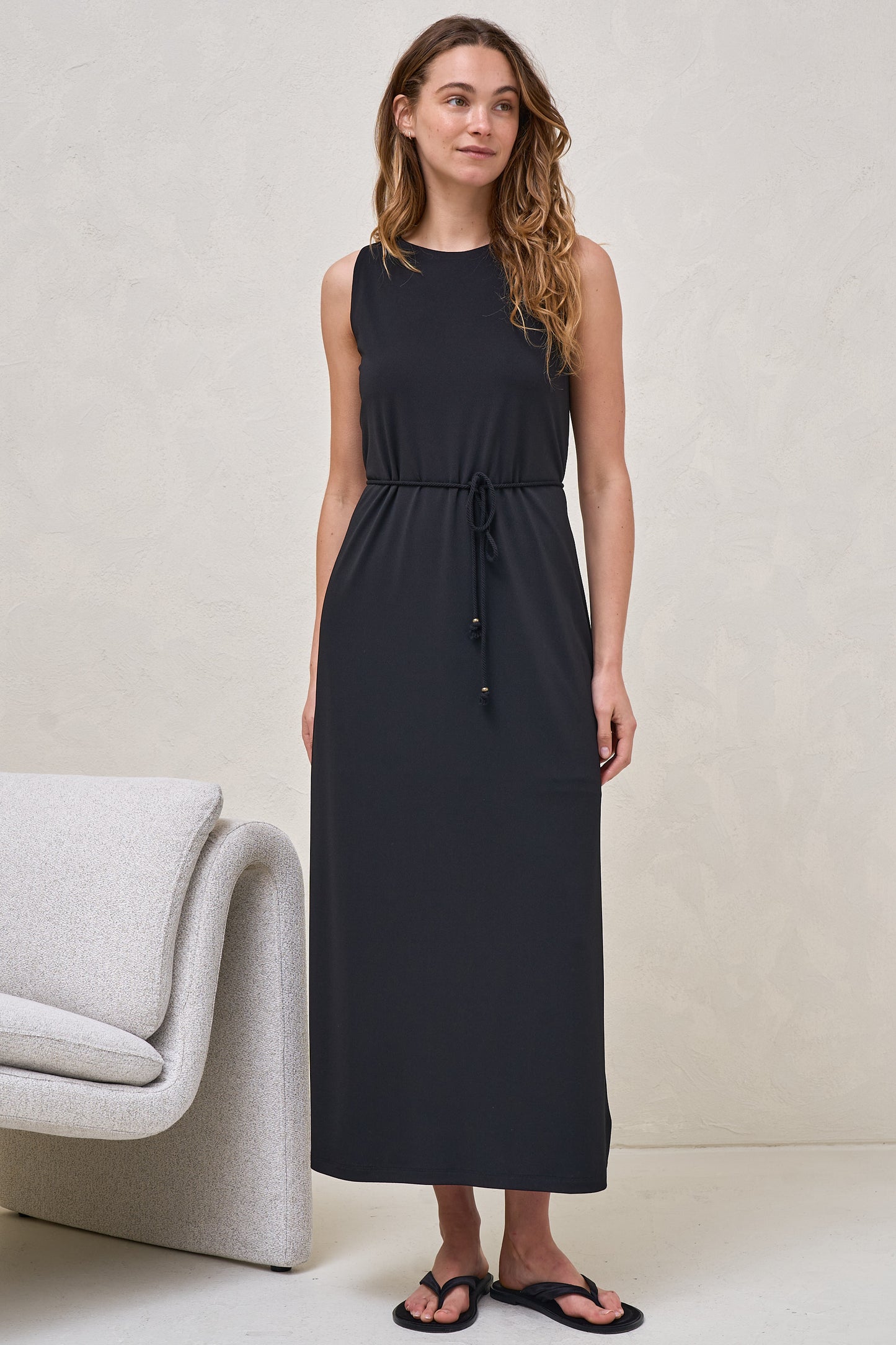 Calibration Nursing Column Dress - Black