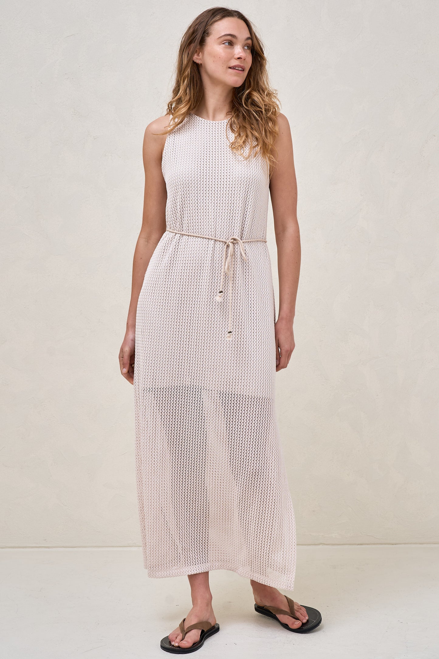 Calibration Nursing Column Dress - Hazelnut