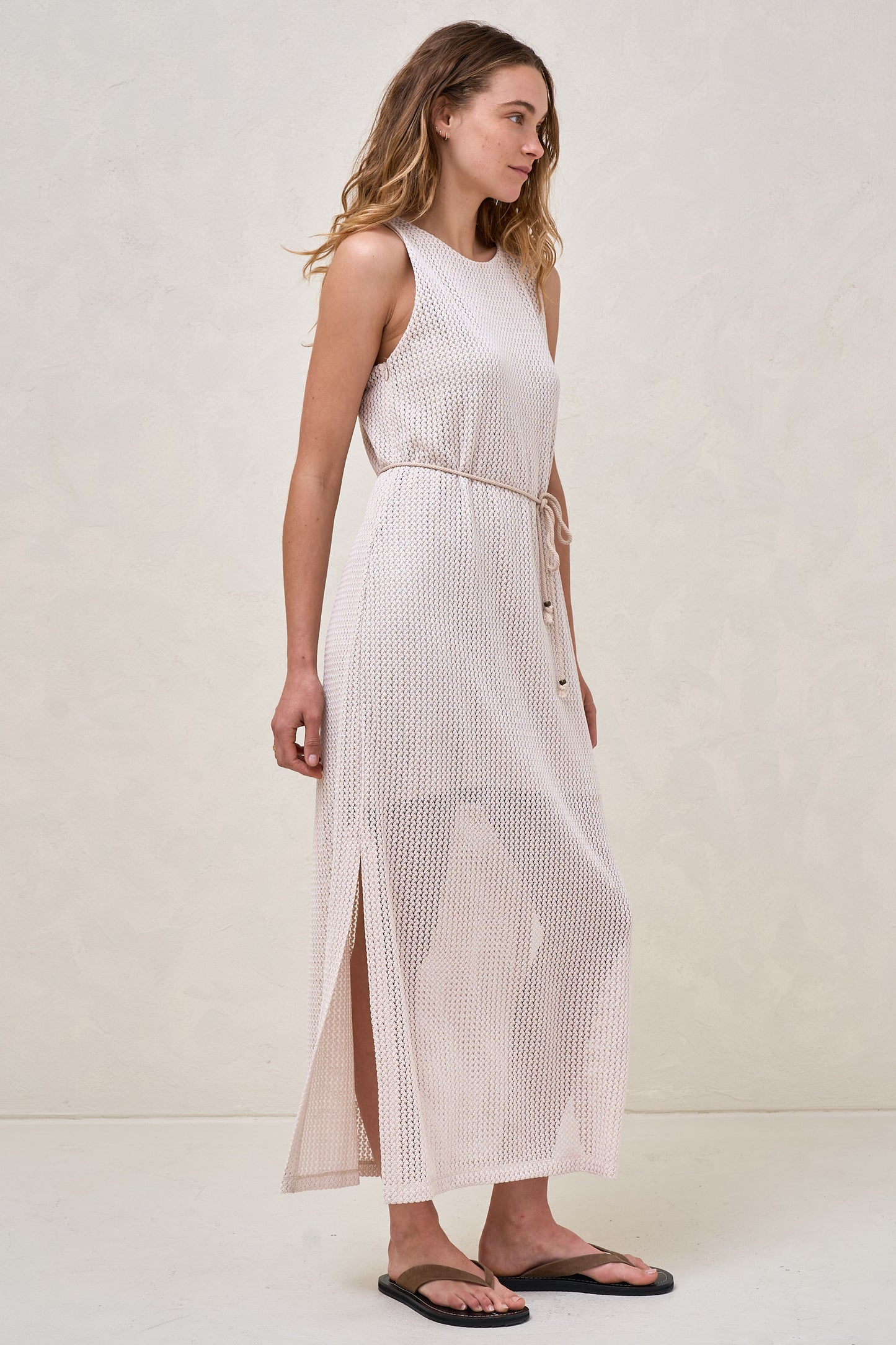 Calibration Nursing Column Dress - Hazelnut