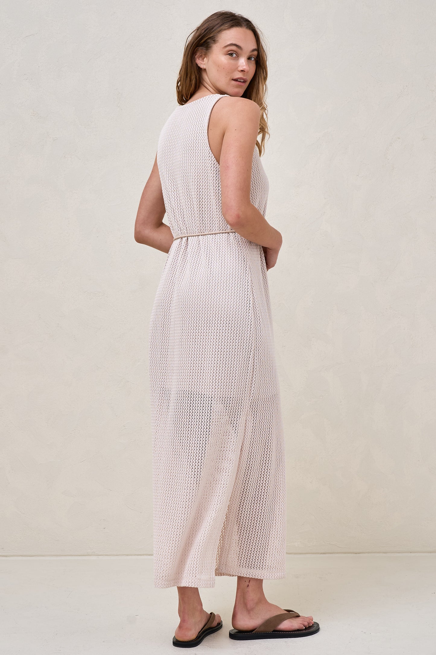 Calibration Nursing Column Dress - Hazelnut