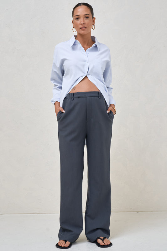 For Tomorrow Tailored Pant -Slate