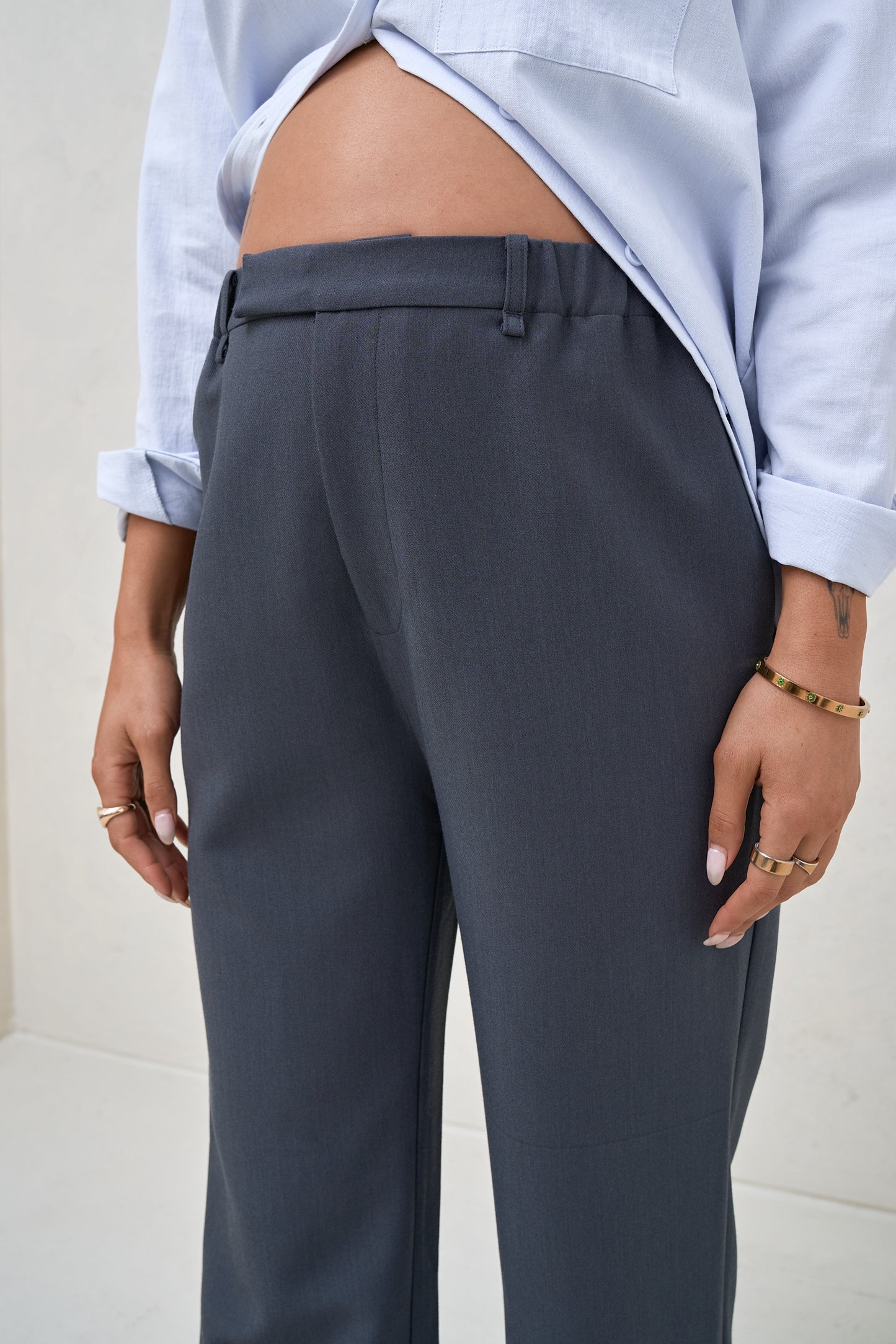 For Tomorrow Tailored Pant -Slate