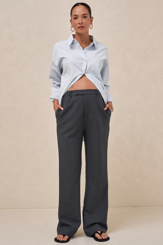 For Tomorrow Tailored Pant -Slate