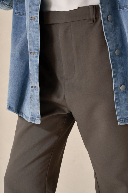 For Tomorrow Tailored Pant - Chocolate