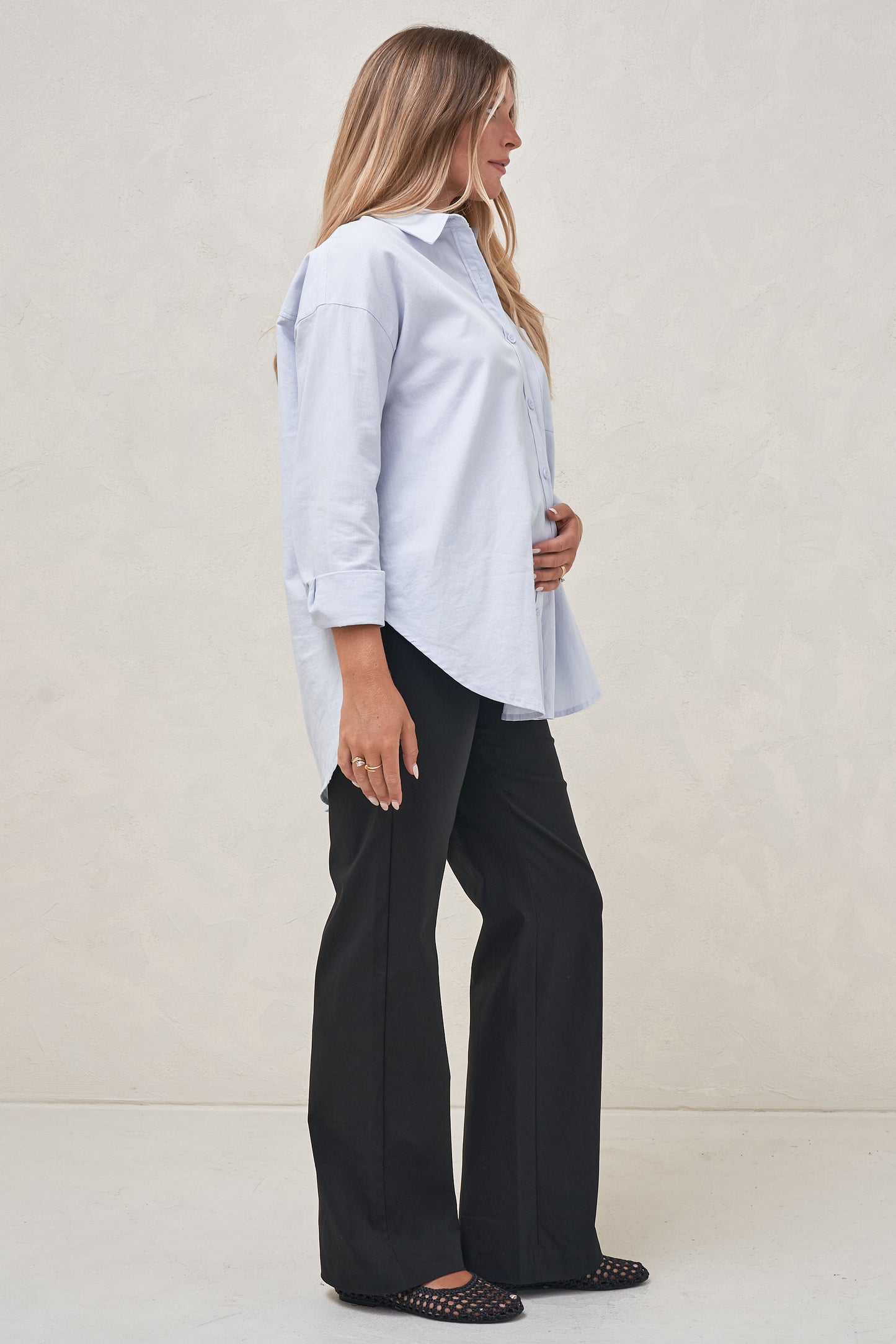 Connected Wide Leg Maternity Pant