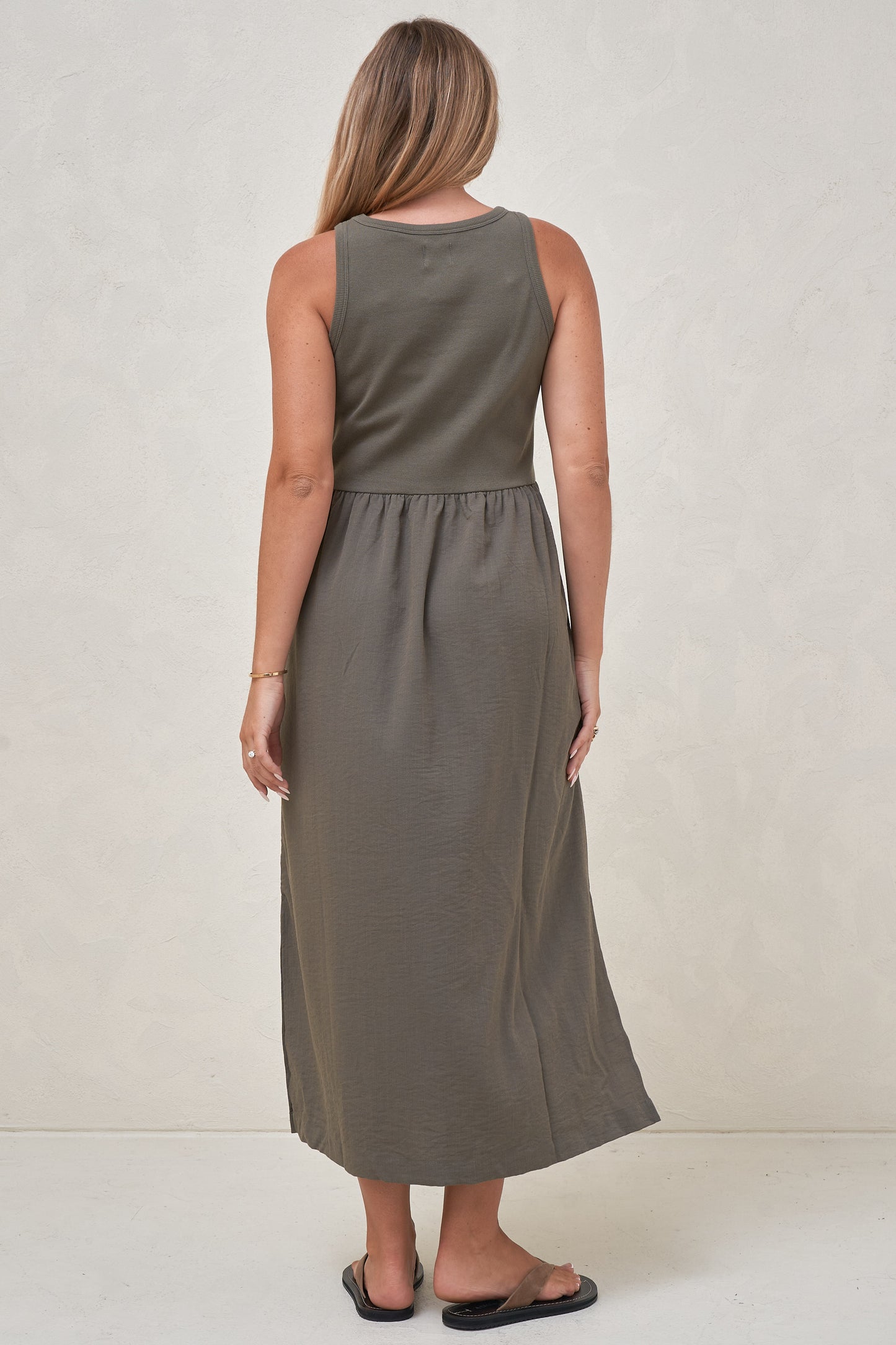 Serenade Midi Dress - Pine