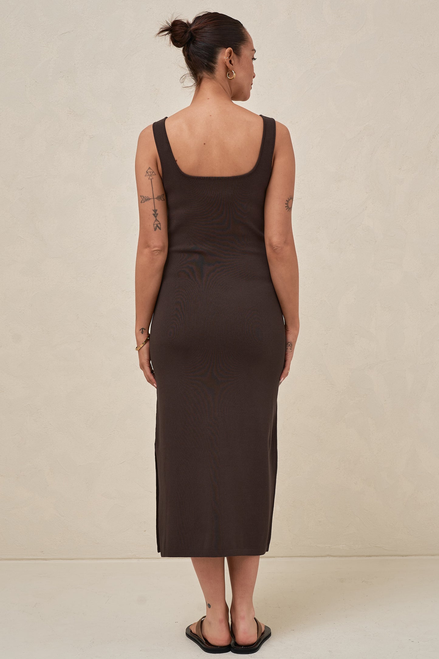 About That Base Nursing Dress - Chocolate