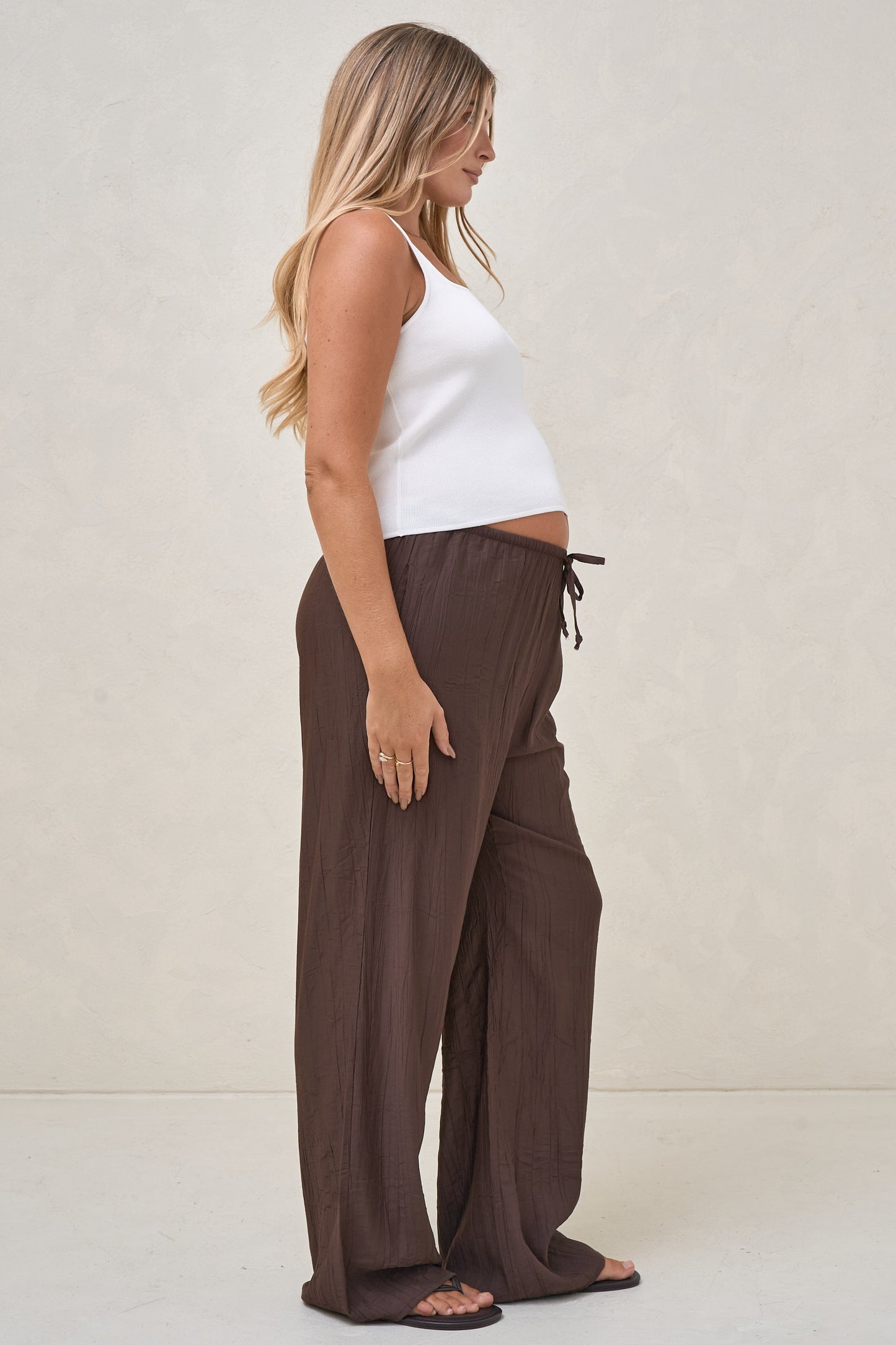 About That Base Knit Crop  - White