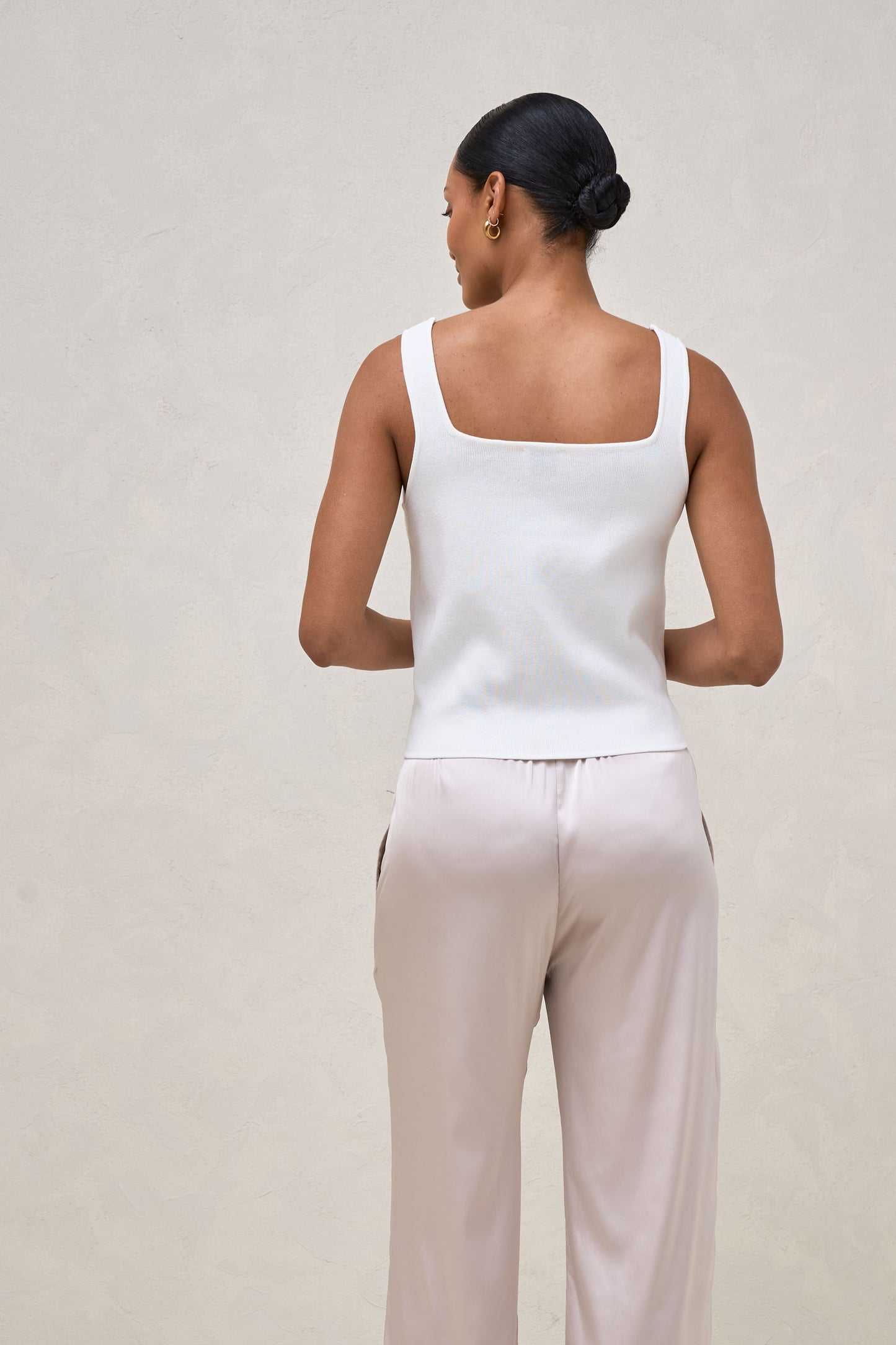 white maternity crop top -4