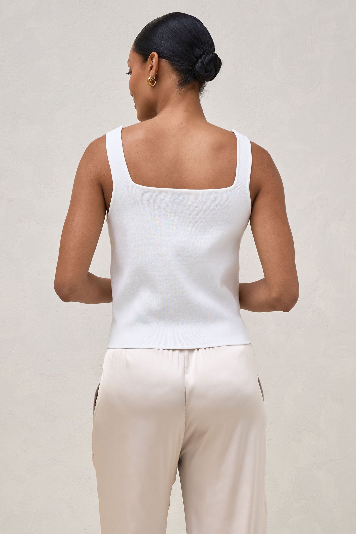 About That Base Knit Crop  - White