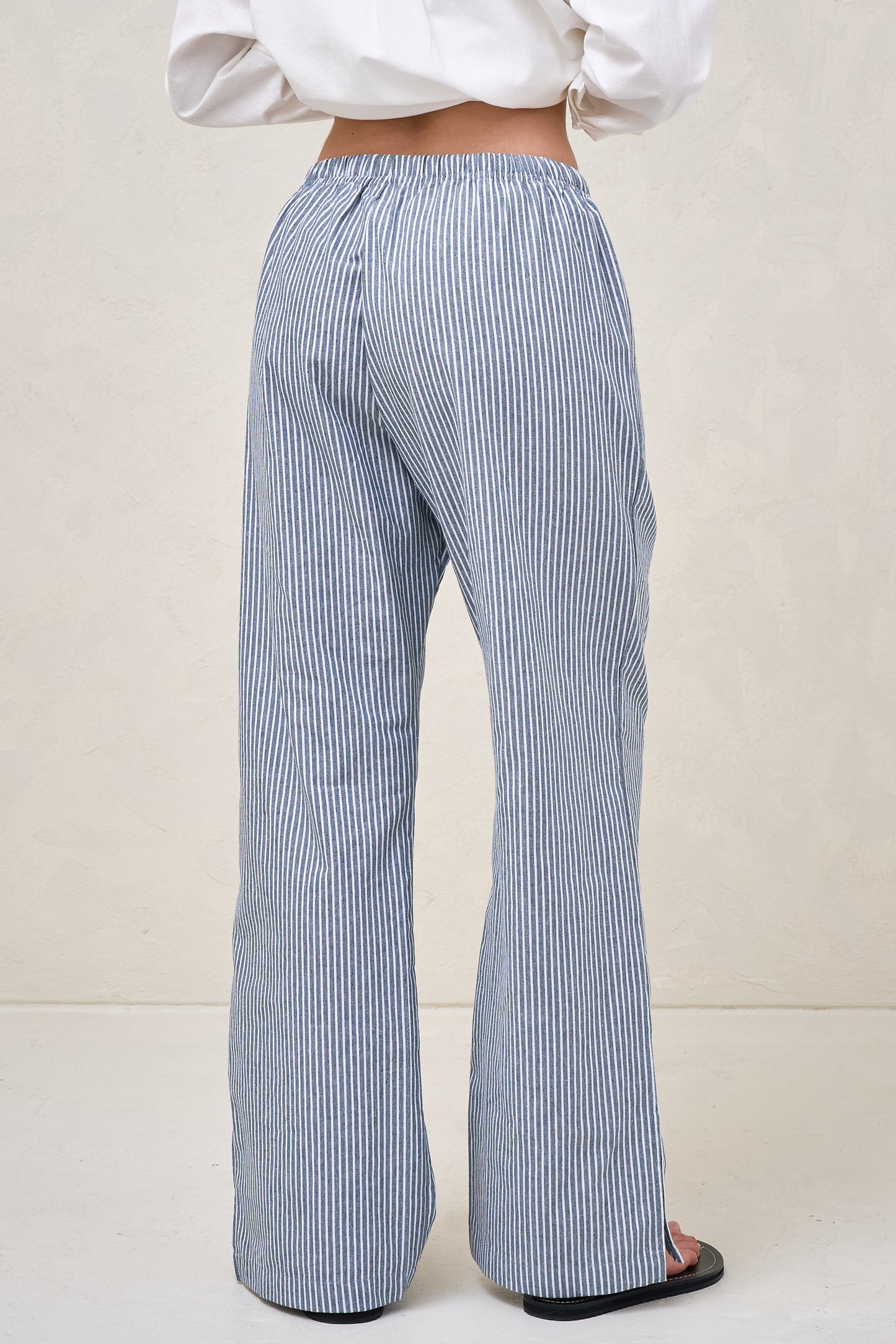 On The Line Pant - Navy Stripe*