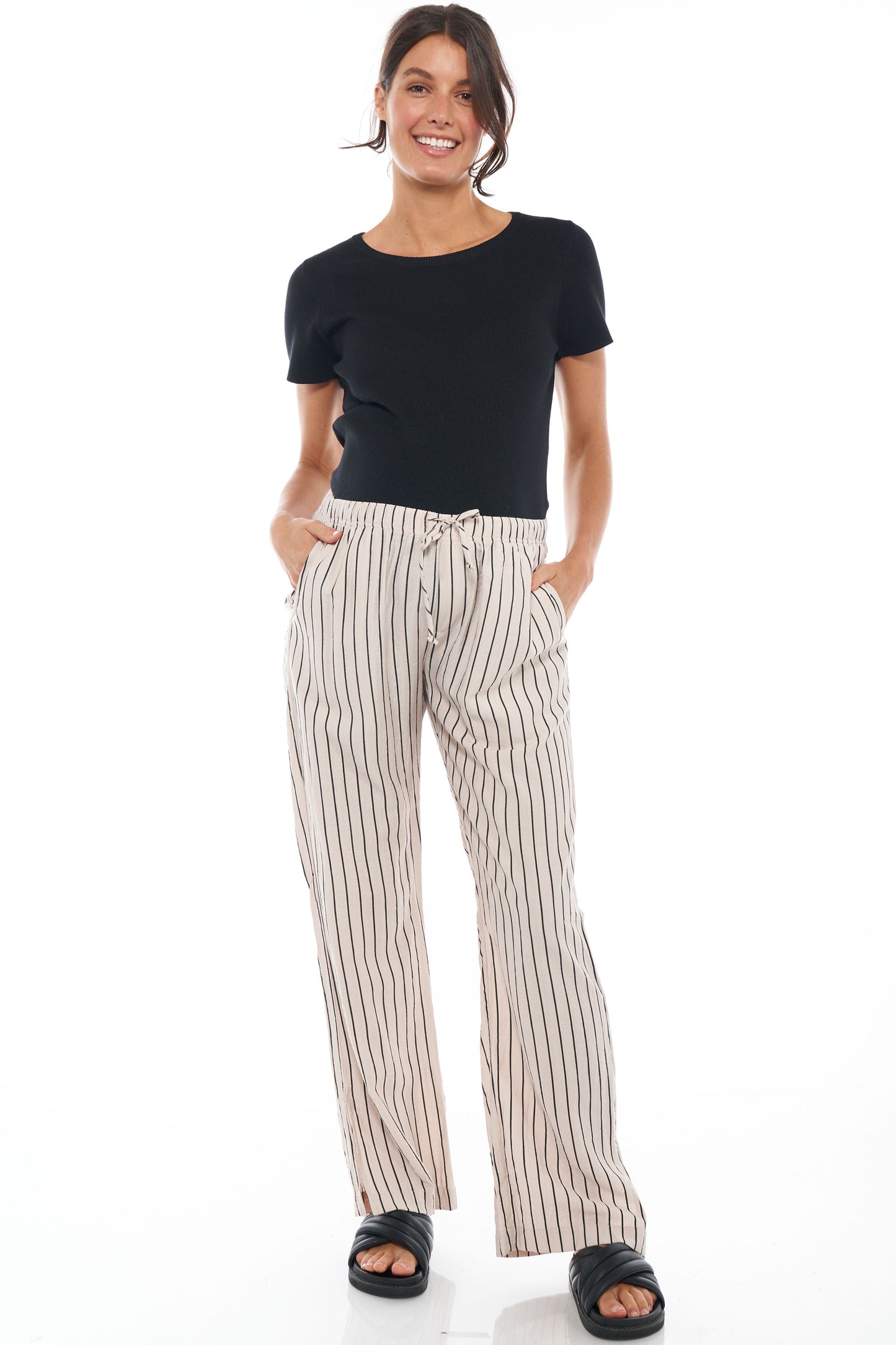 Stripe Maternity Pant -4