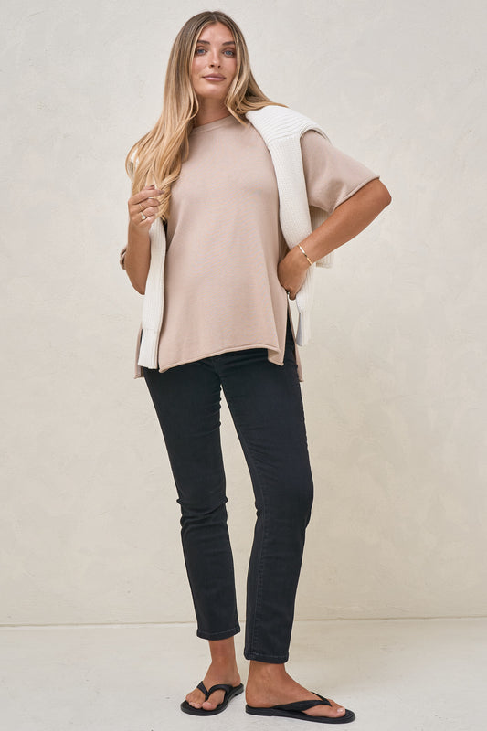 In Step Slim Straight Jean - Black