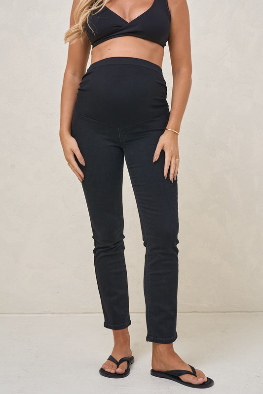 In Step Slim Straight Jean - Black