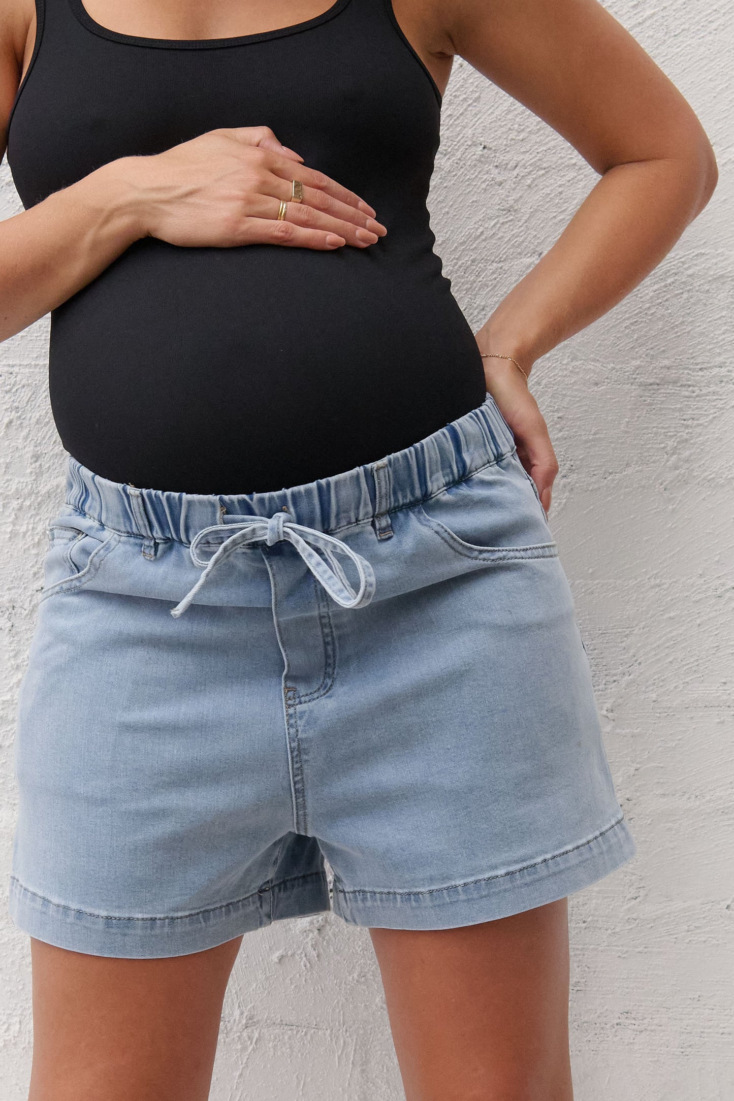 blue-maternity-denim-shorts-3