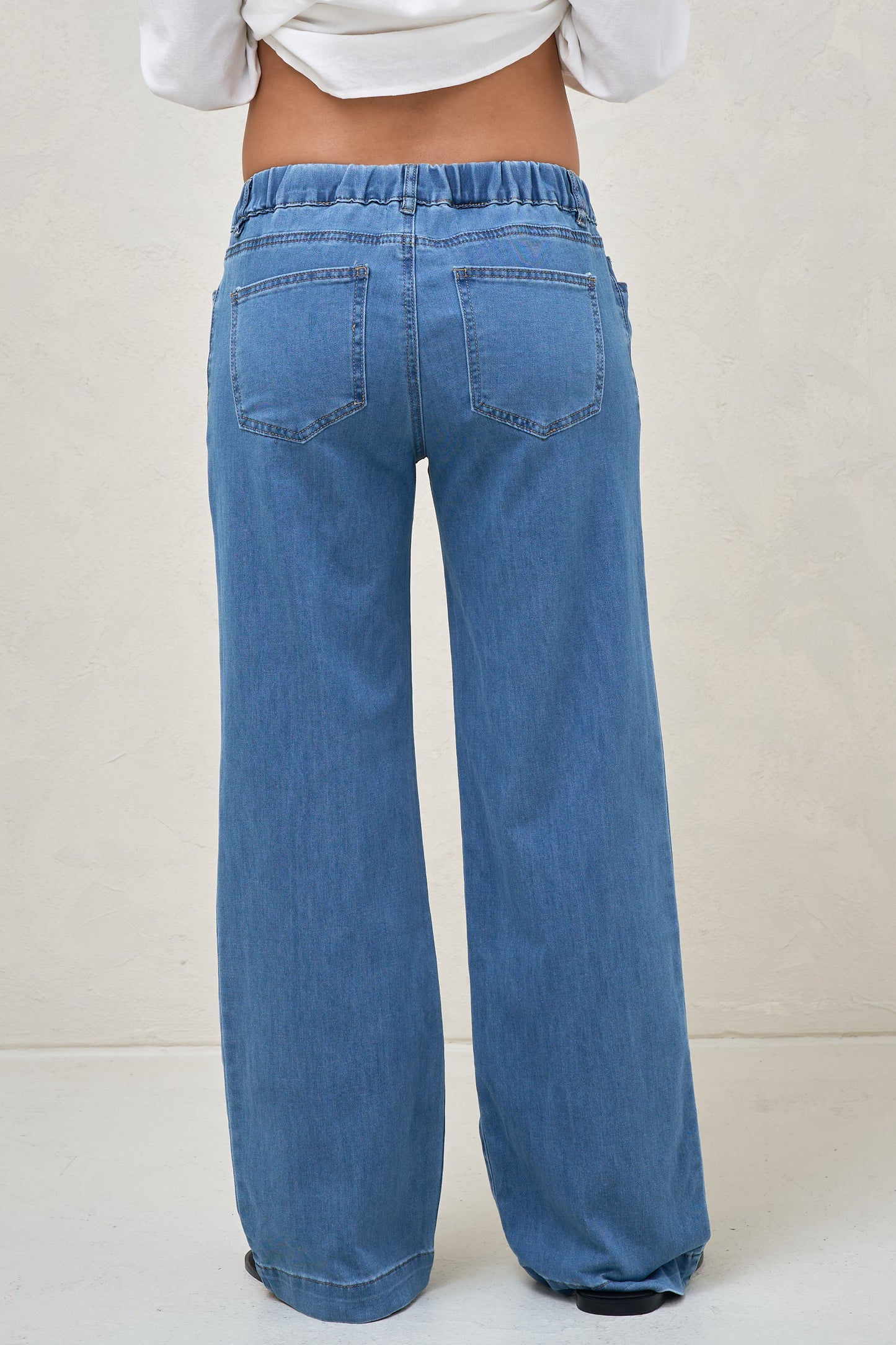 Frequent Wide Leg Jean -Blue