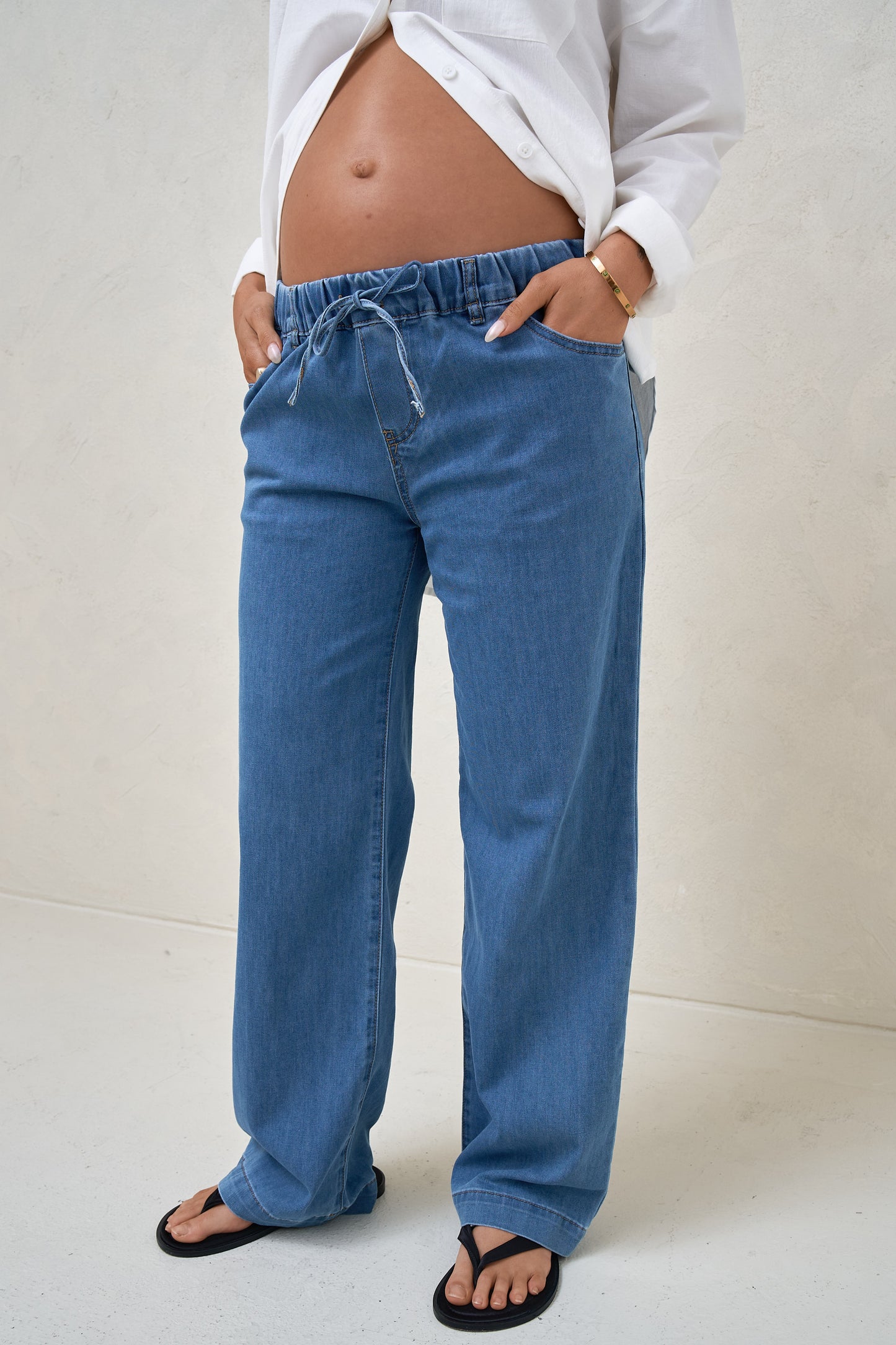 Frequent Wide Leg Jean -Blue