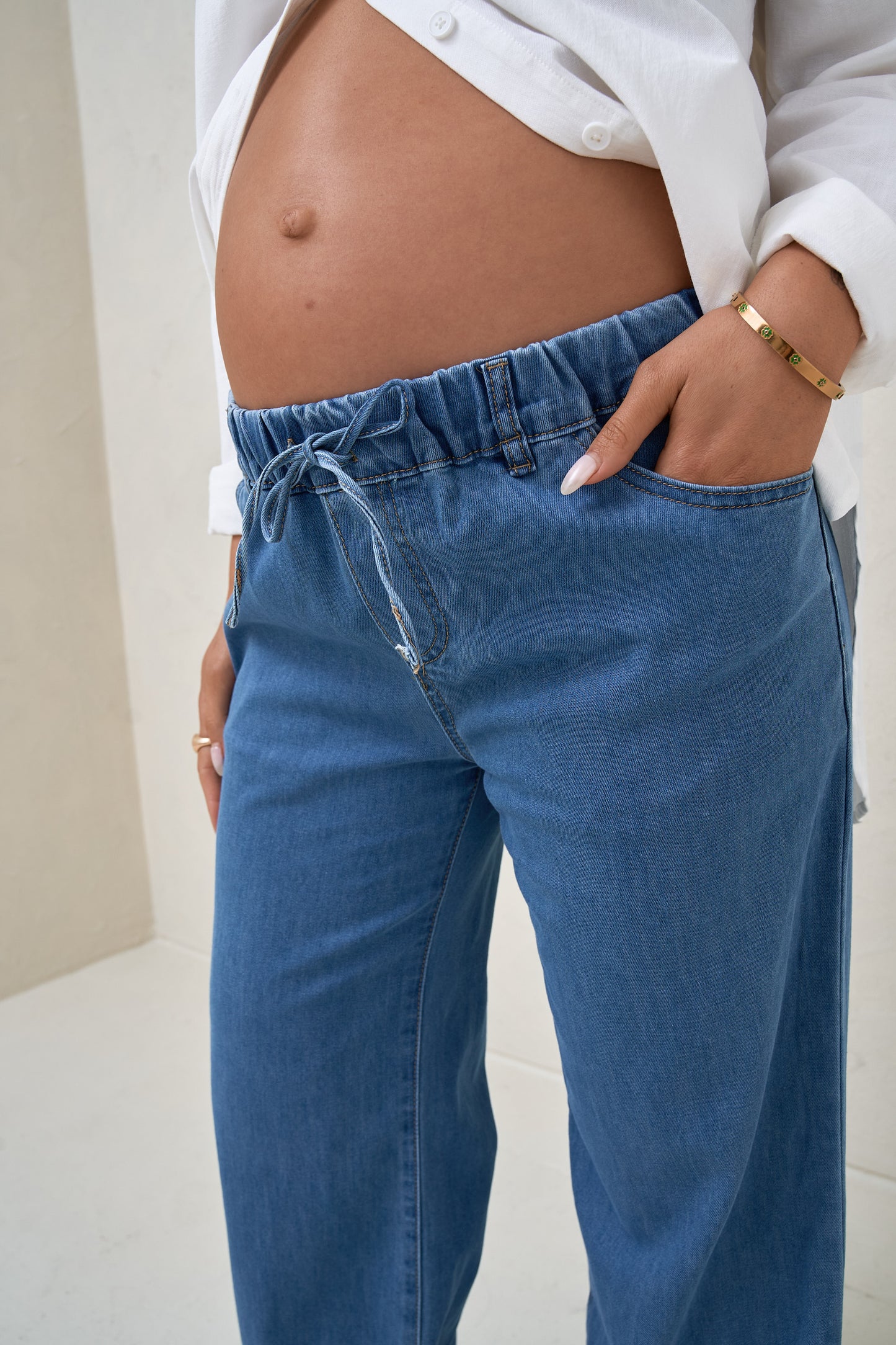 Frequent Wide Leg Jean -Blue