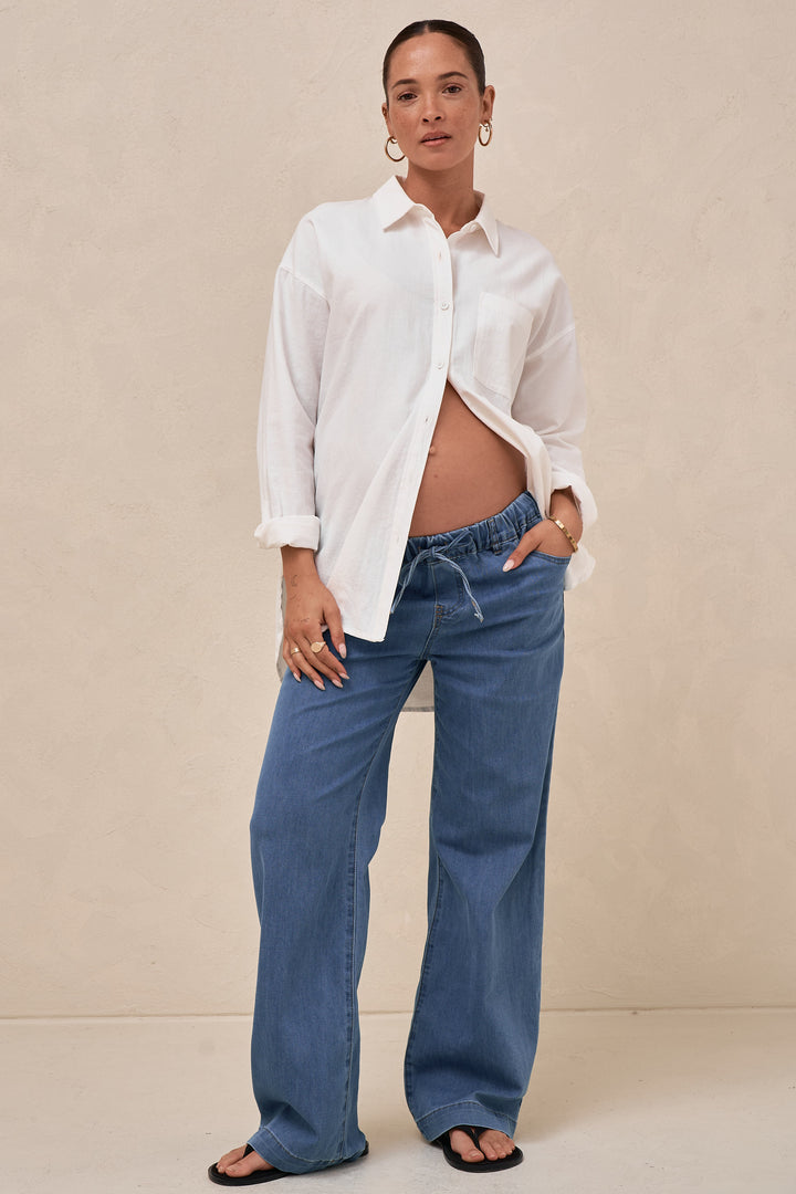 Maternity Under-bump Jeans – BAE The Label Australia