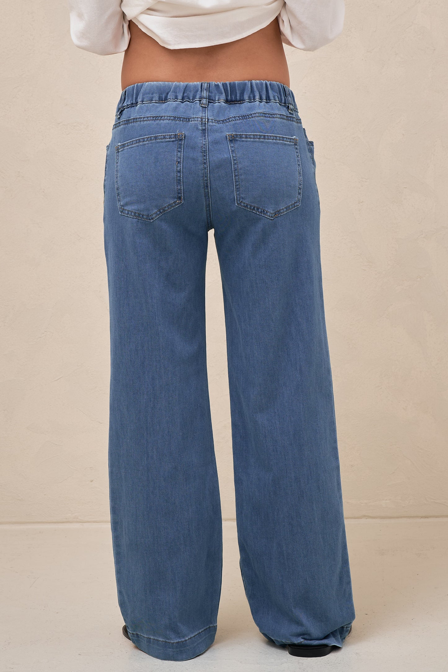 Frequent Wide Leg Jean -Blue