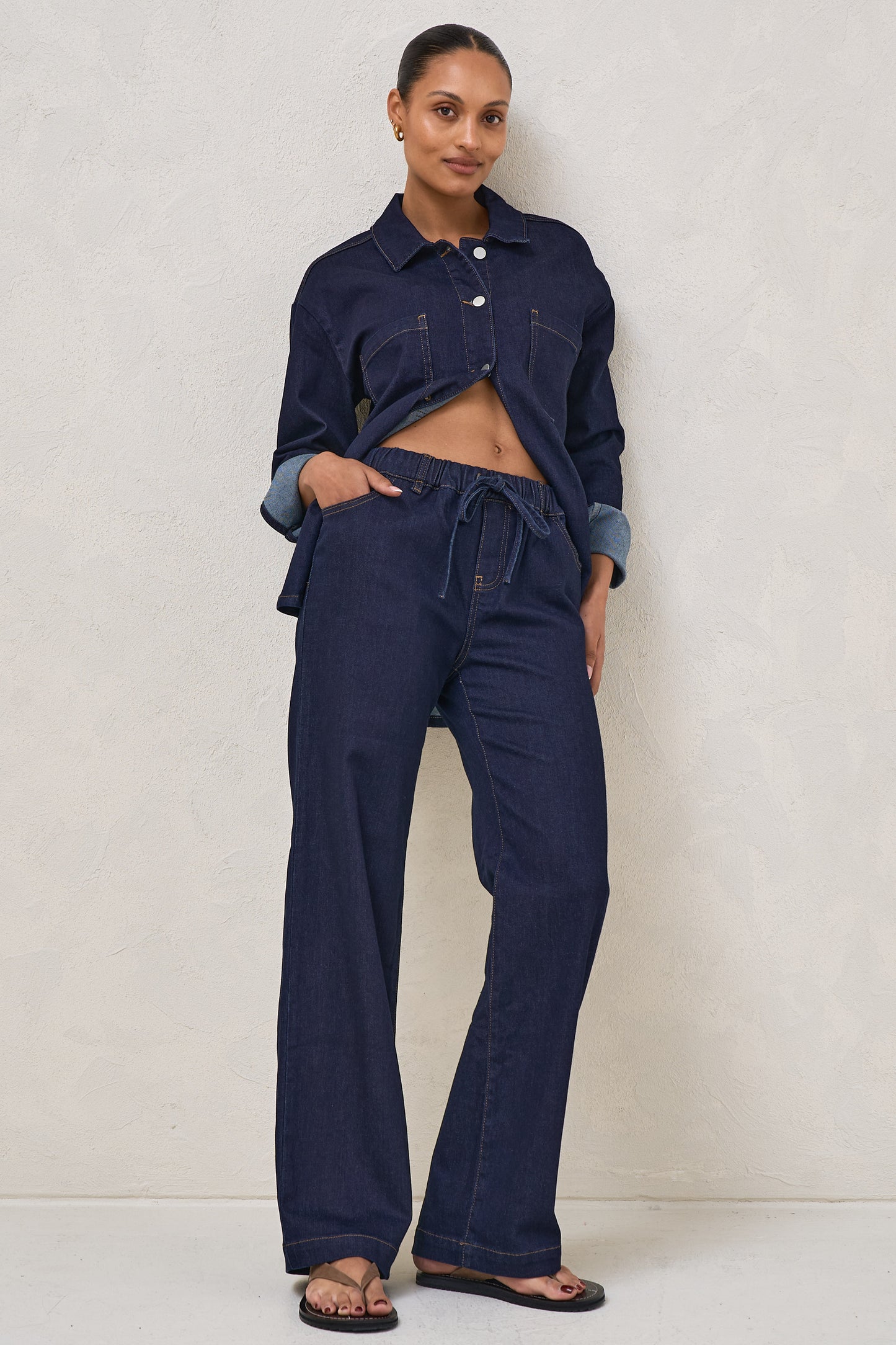 Frequent Wide Leg Jean - Indigo