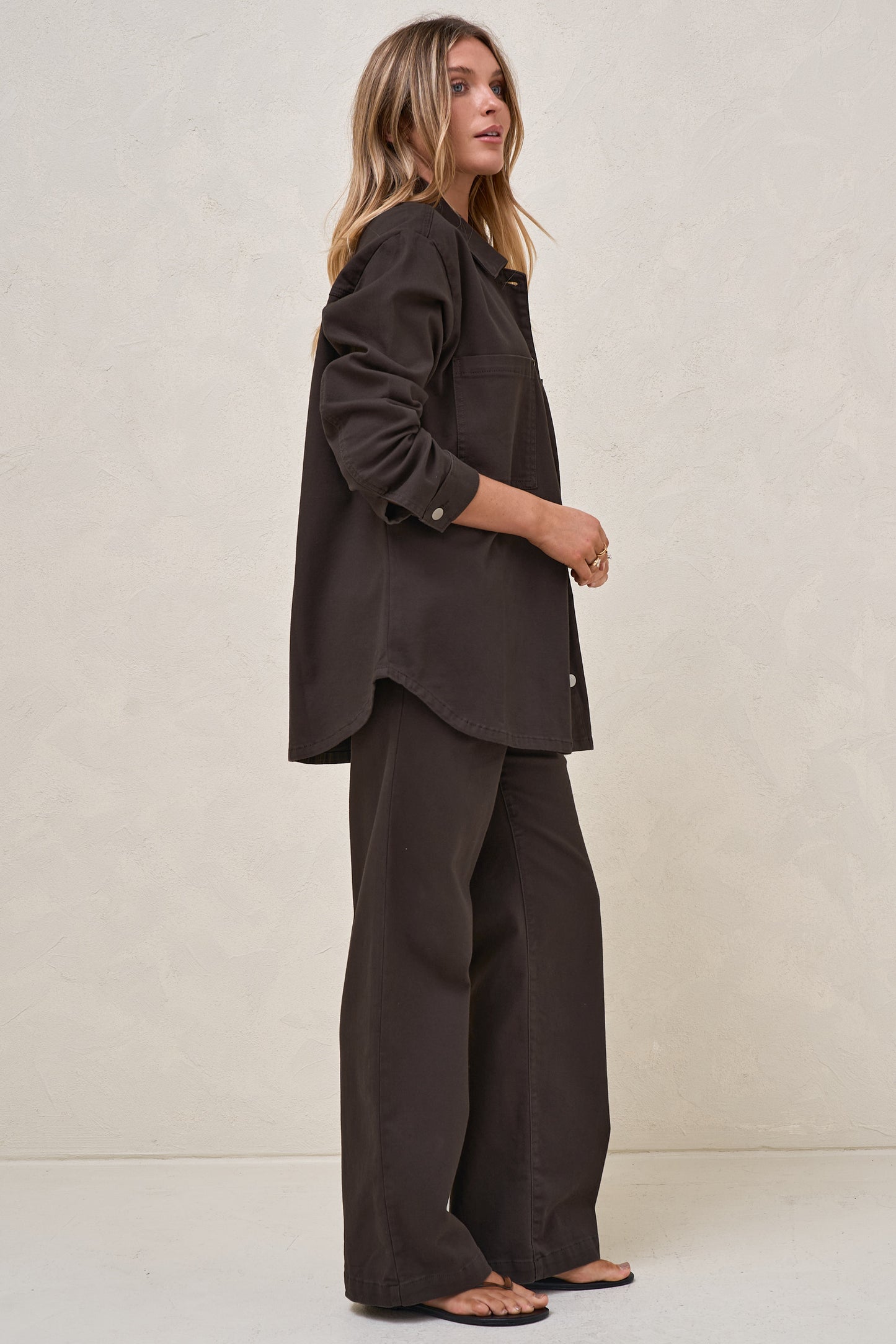 Frequent Denim Shirt - Chocolate