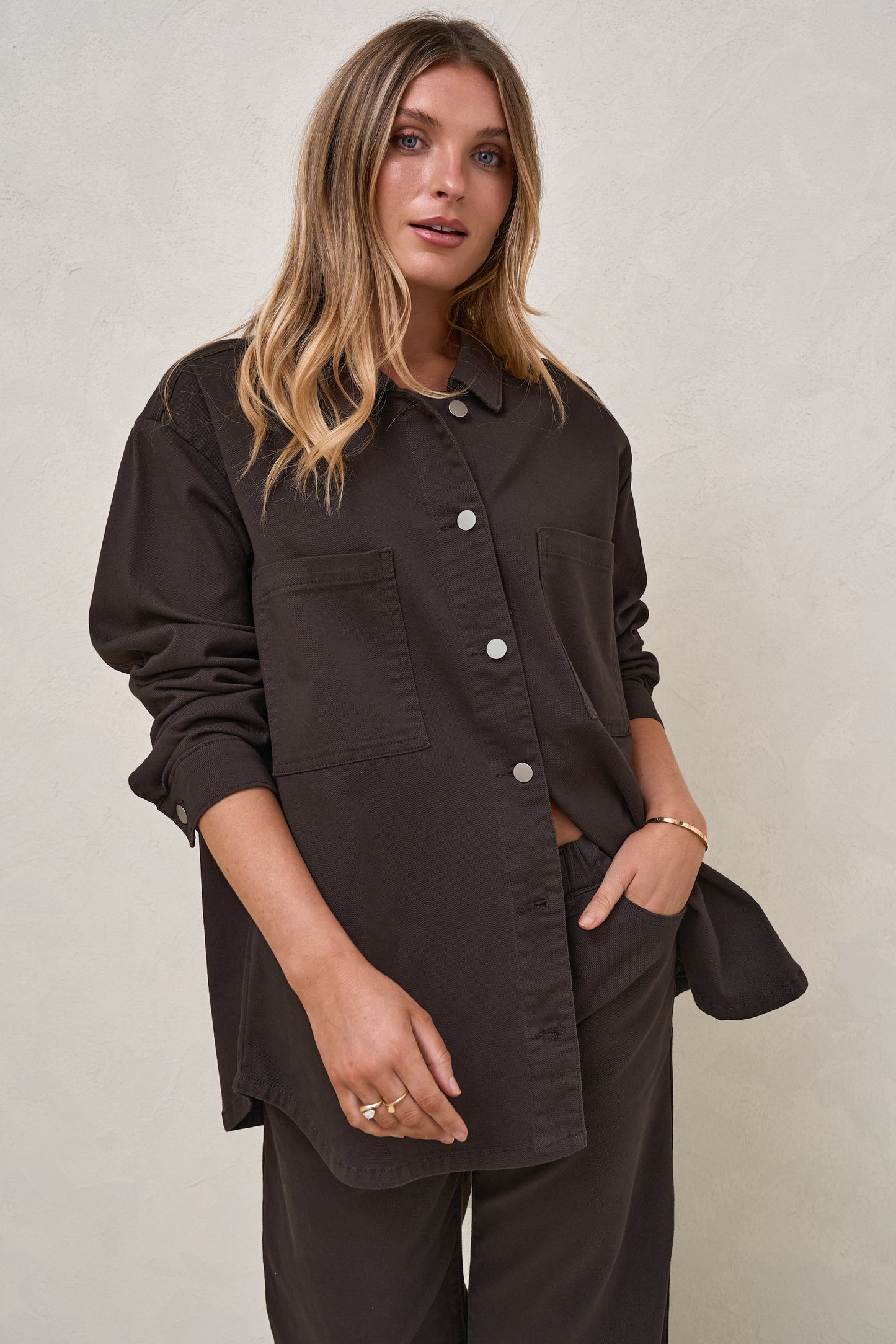 Frequent Denim Shirt - Chocolate