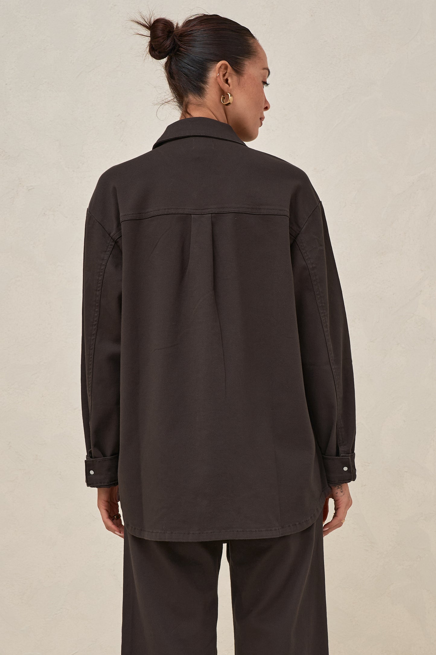 Frequent Denim Shirt - Chocolate