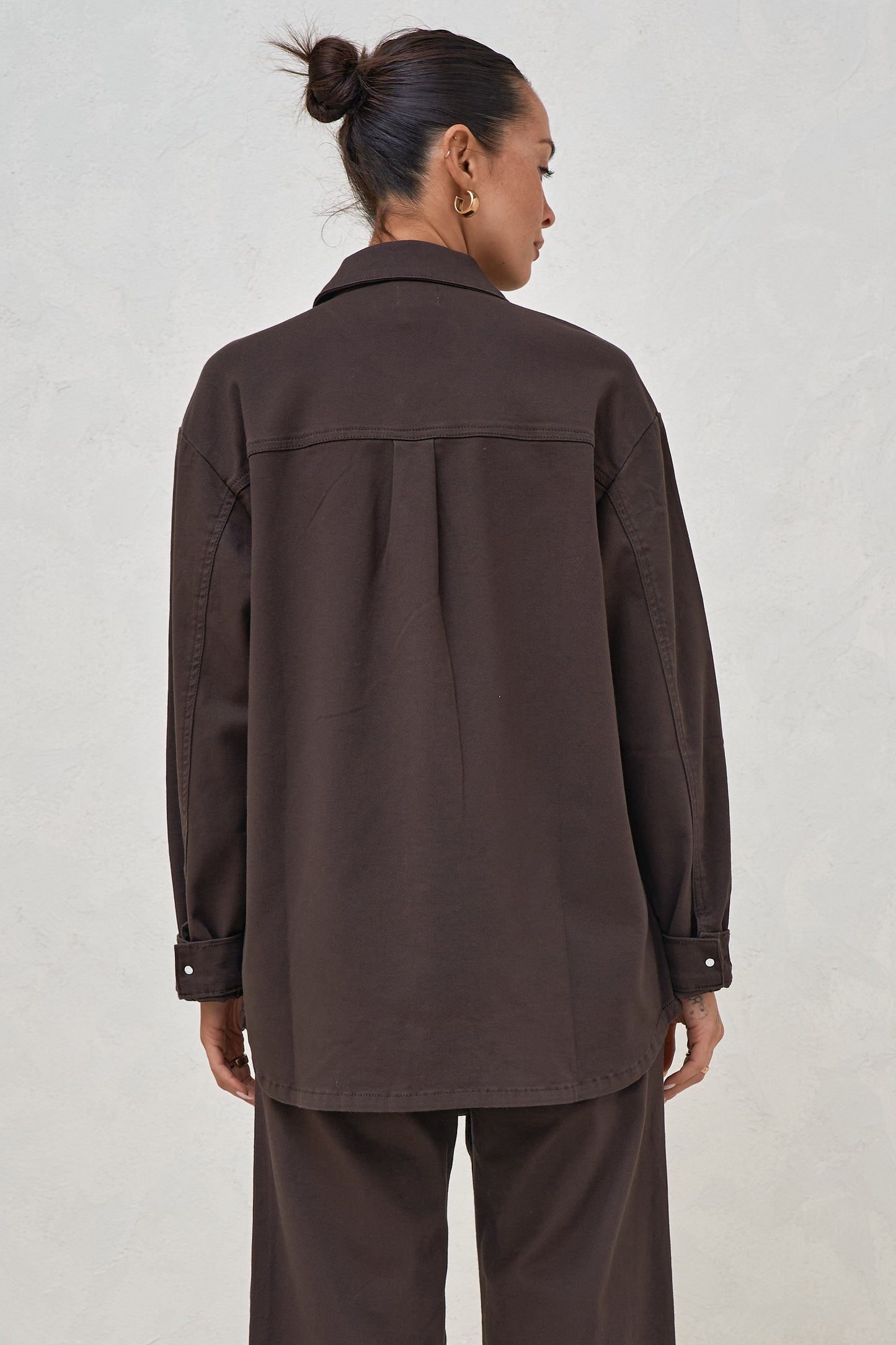 Frequent Denim Shirt - Chocolate