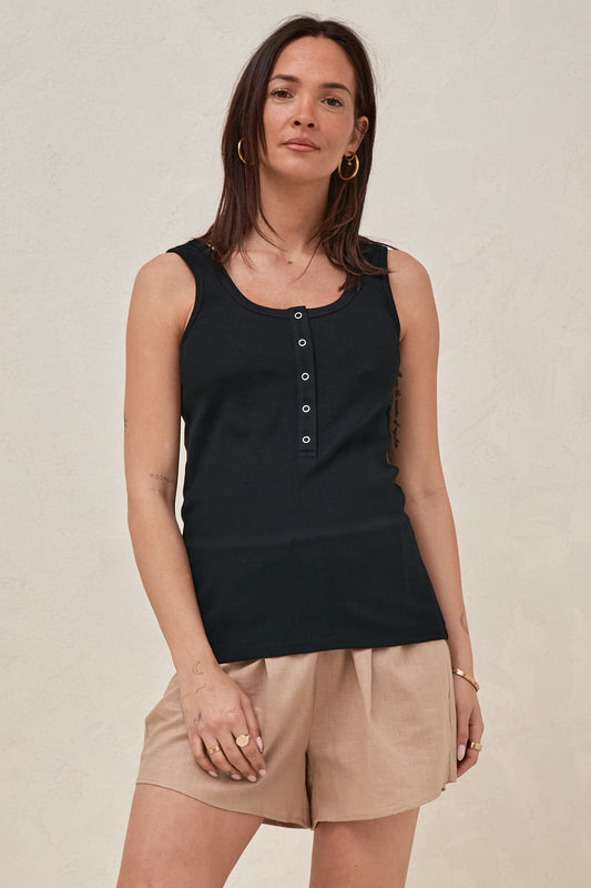 The Happening Nursing Tank -Black