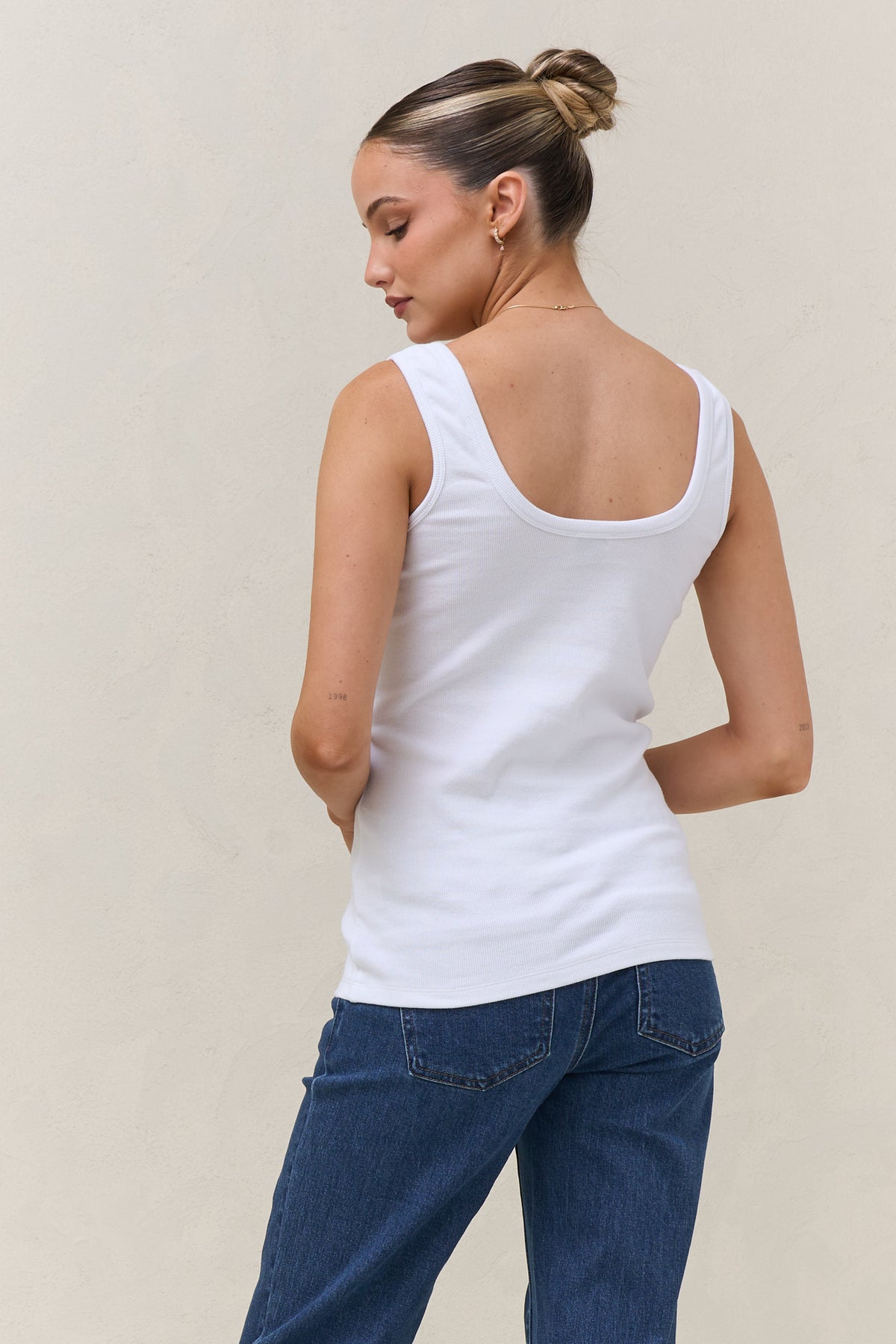 The Happening Nursing Tank - White