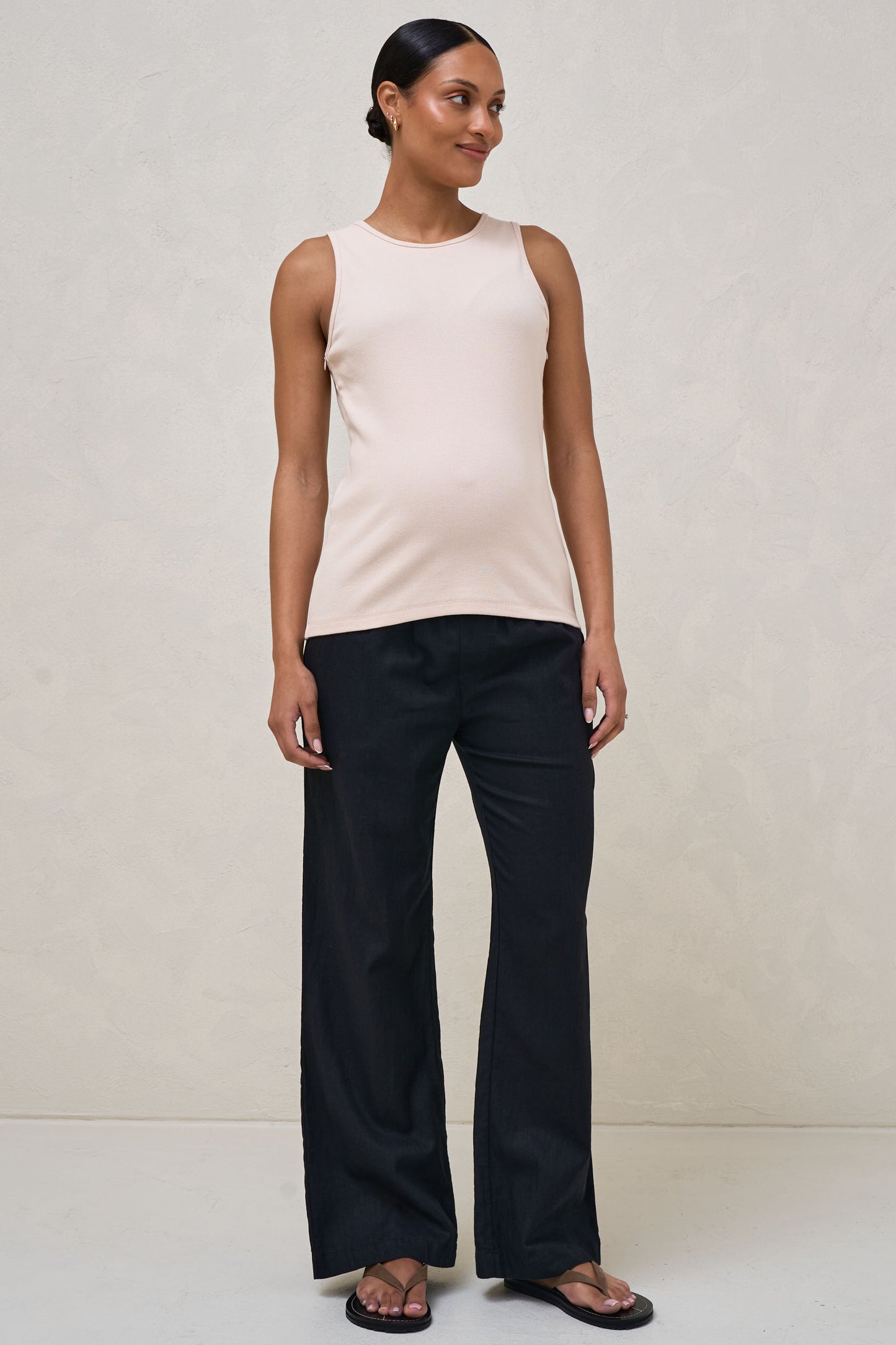 Something Else Nursing Tank - Almond