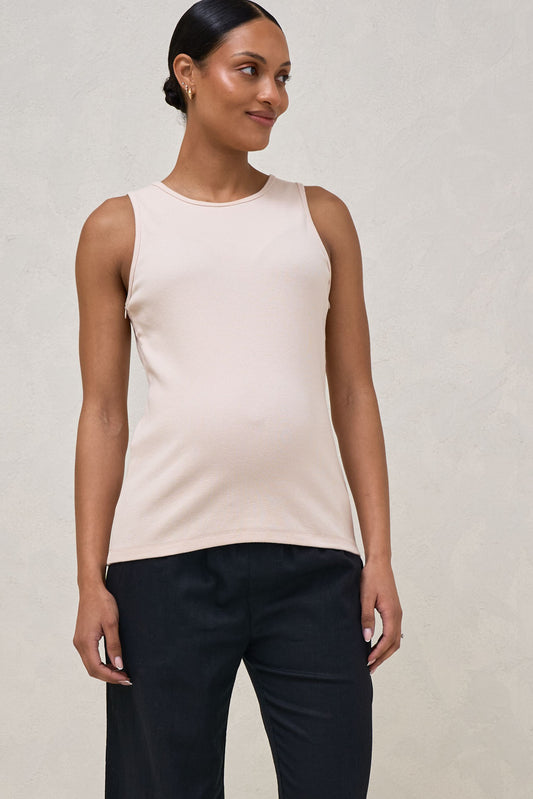 Something Else Nursing Tank - Almond