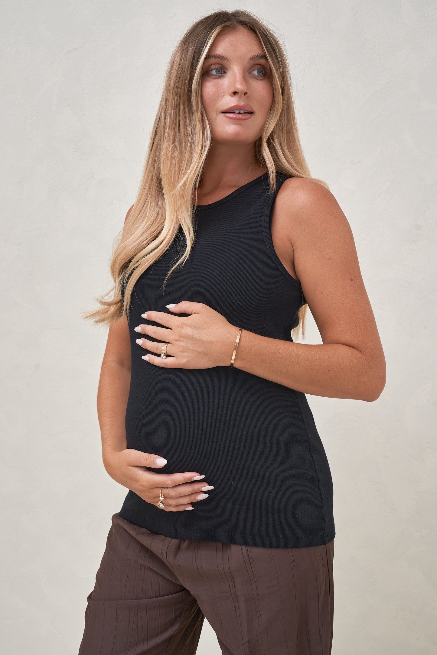 Something Else Nursing Tank - Black
