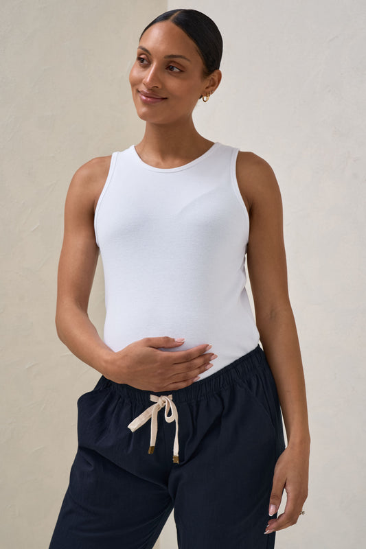 Something Else Nursing Tank - White