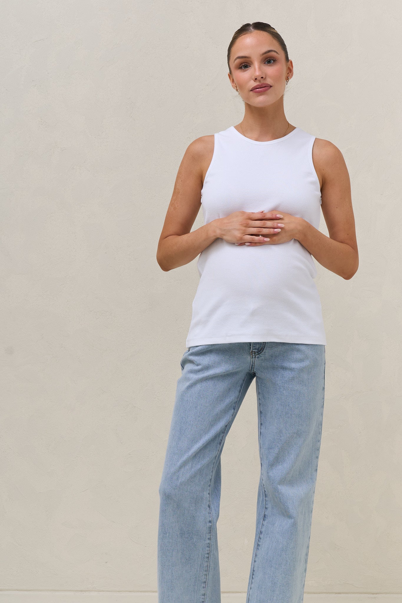 Something Else Nursing Tank - White