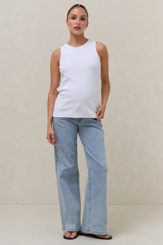 Something Else Nursing Tank - White