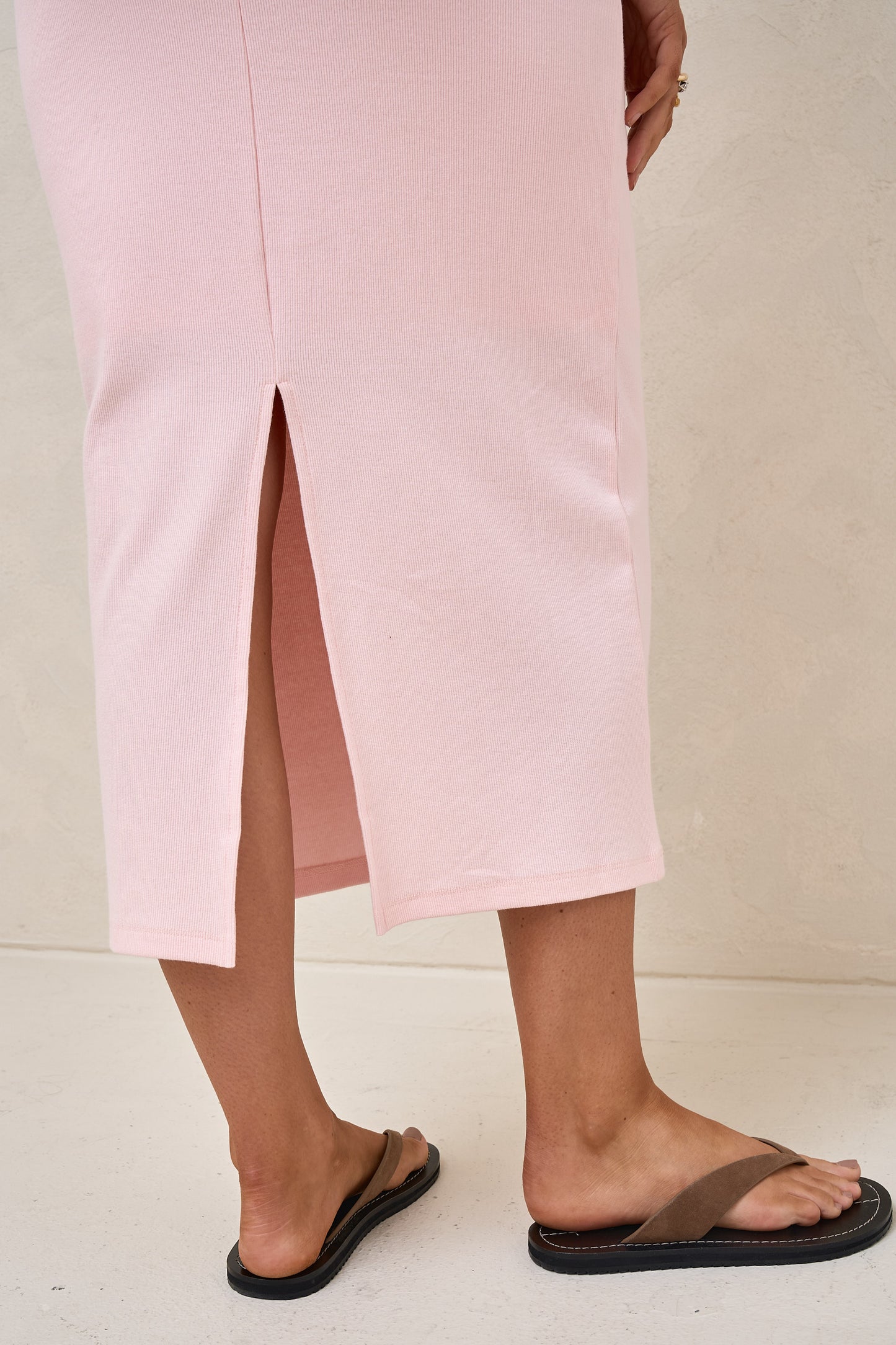 Storyline Midi Skirt - Pink