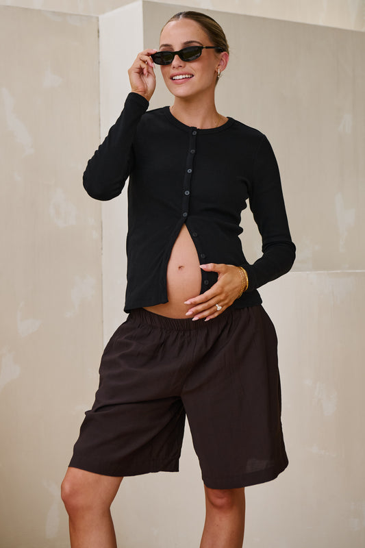 Storyline Long Sleeve Top - Black