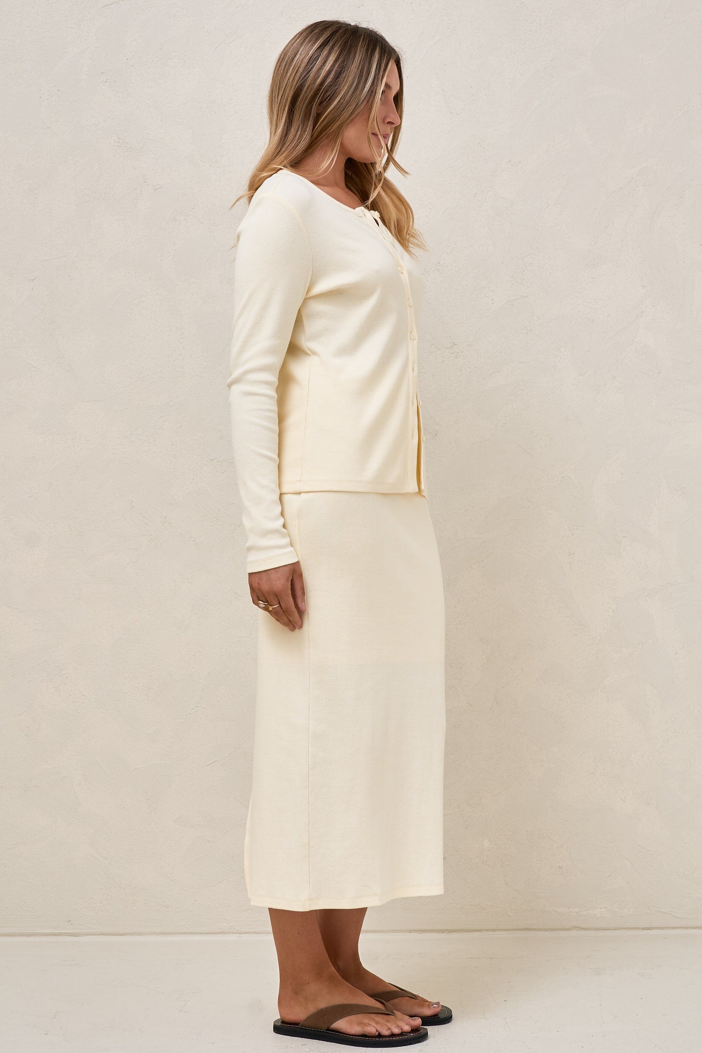 Storyline Long Sleeve Top - Butter