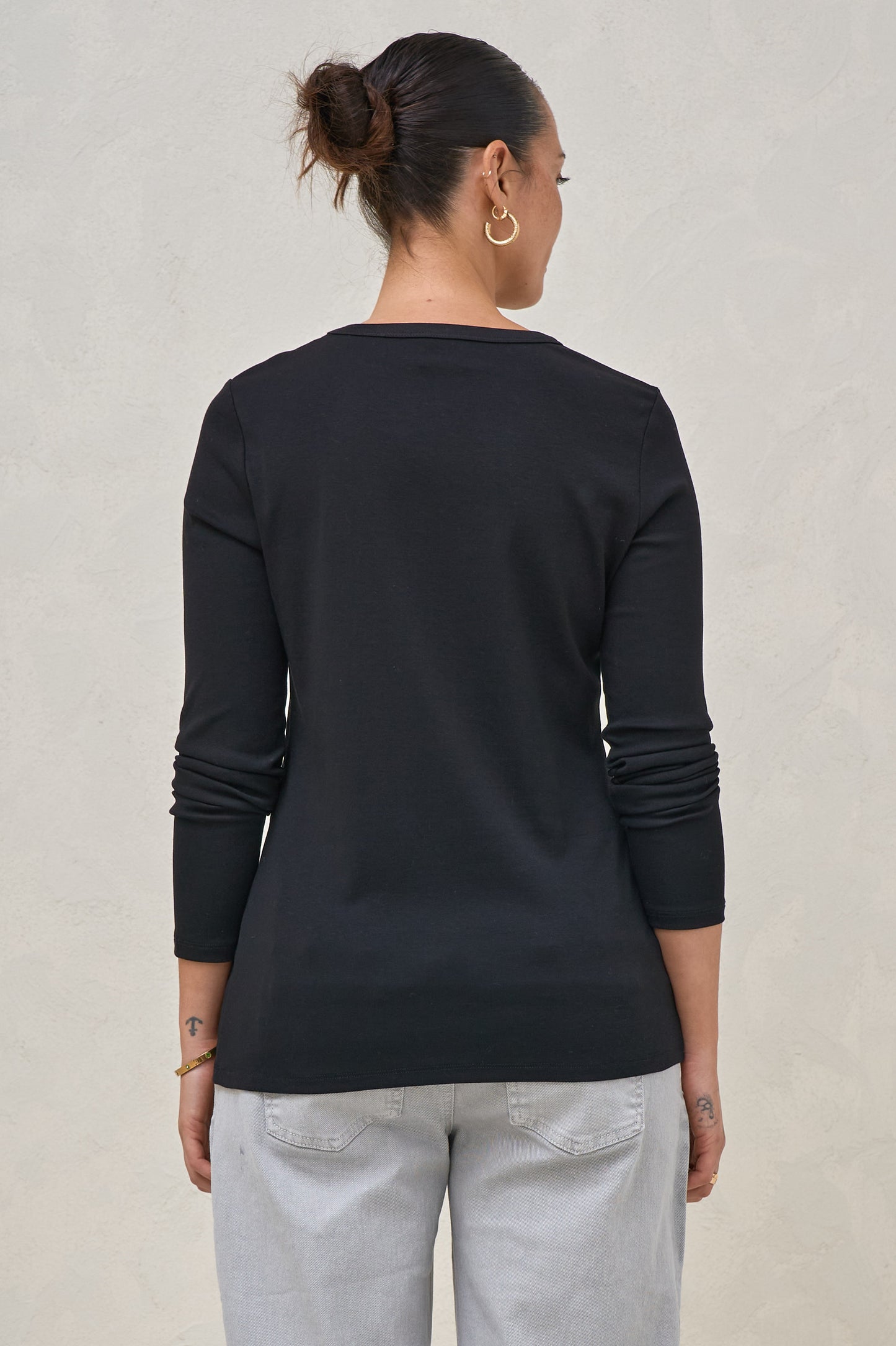 Elemental Long Sleeve Top - Black