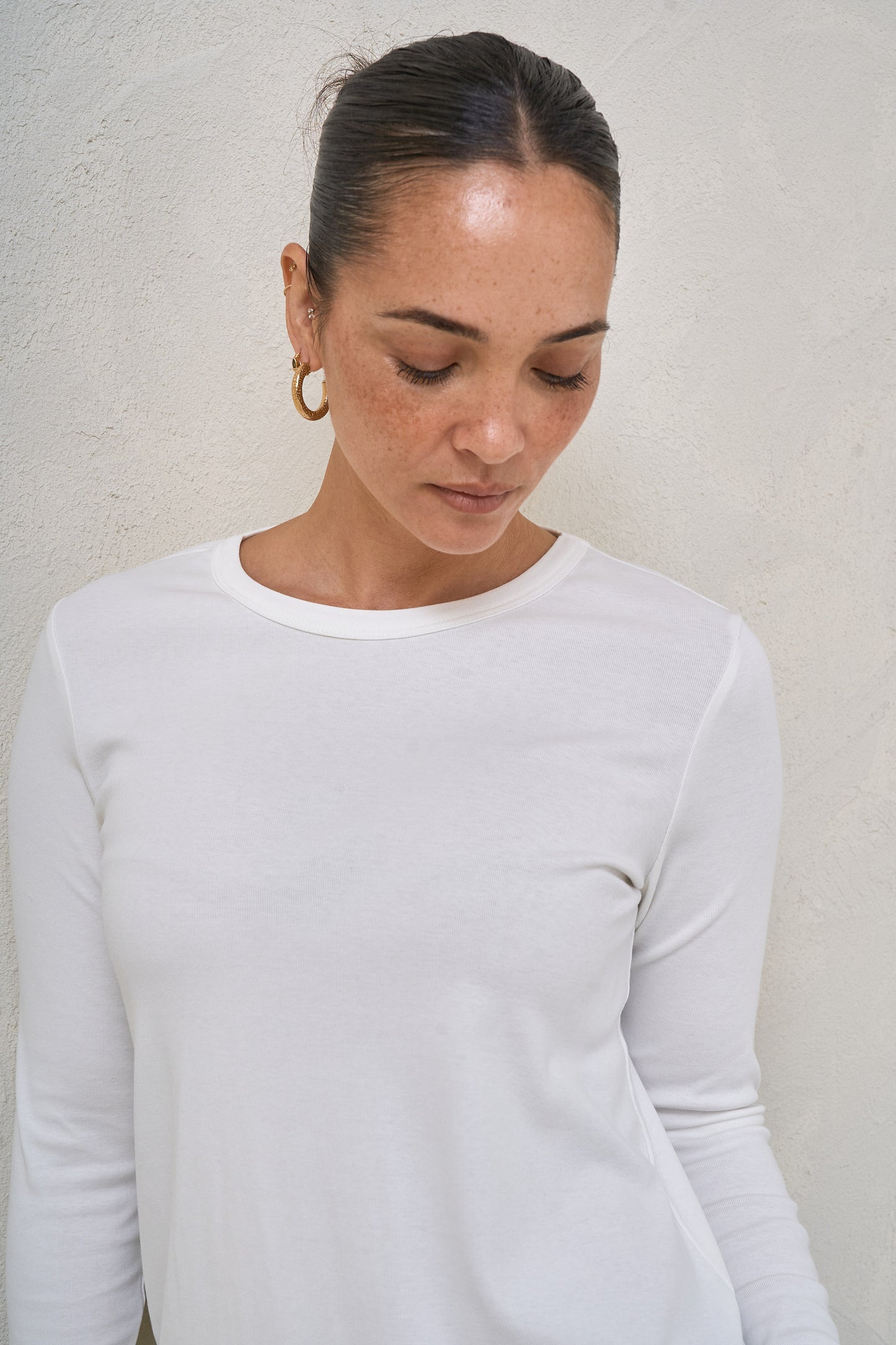 Elemental Long Sleeve Top - White