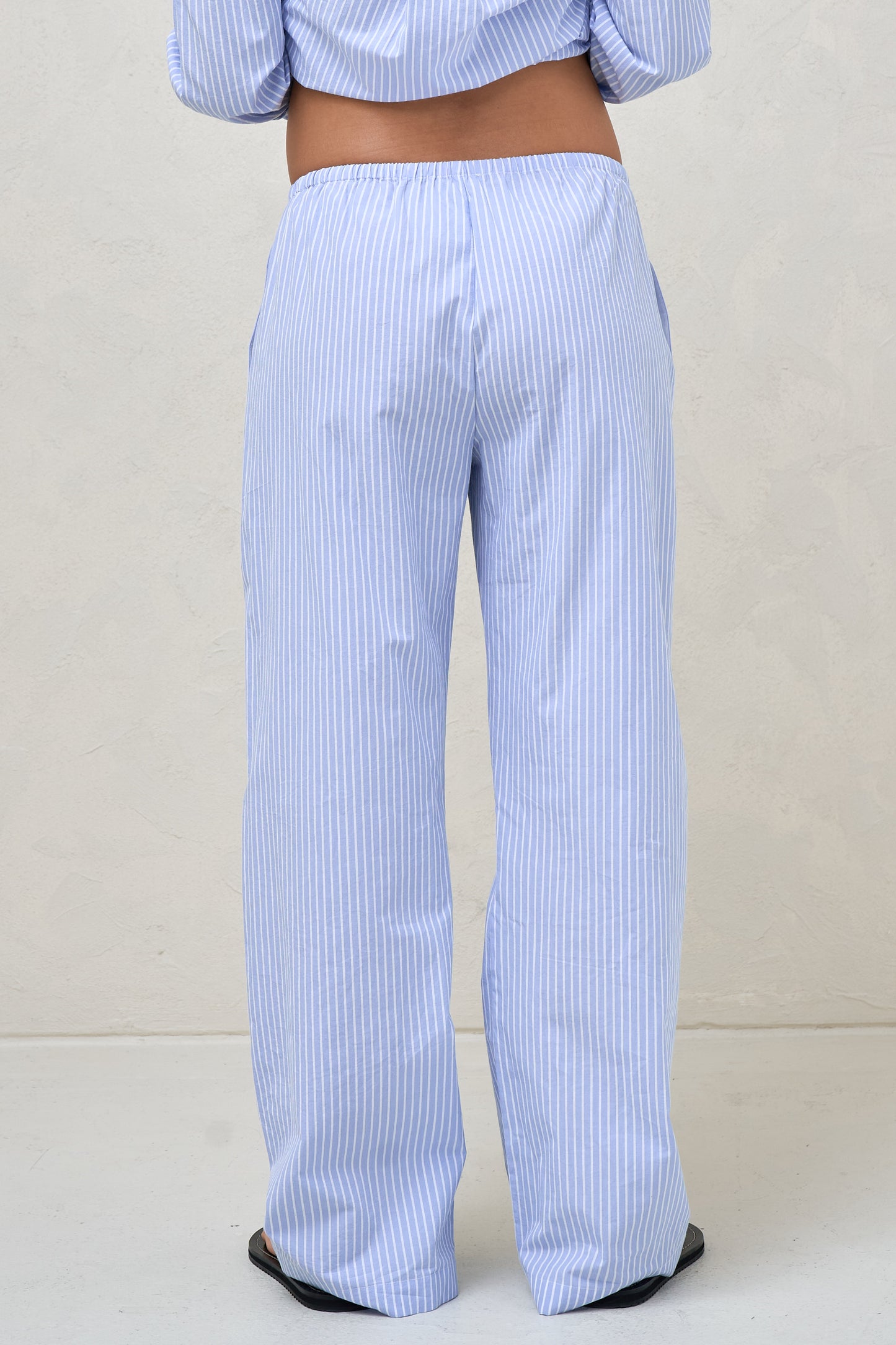 Plot Twist Woven Pant - Blue/White Stripe